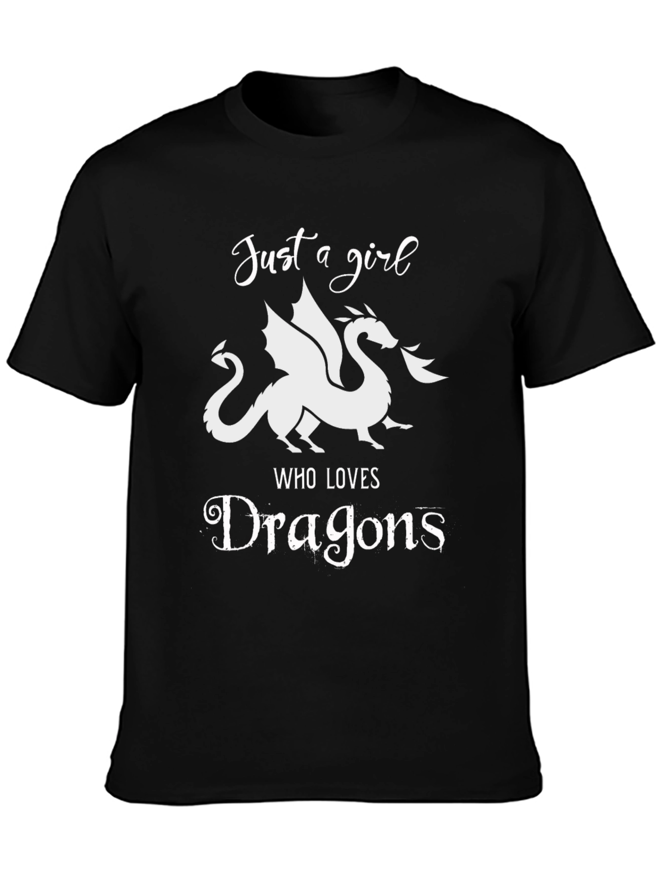 Just A Girl Who Loves Dragons T-Shirt