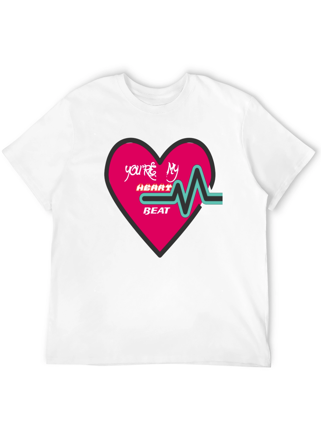 Youre My Heartbeat Graphic T-Shirt - Valentines Day