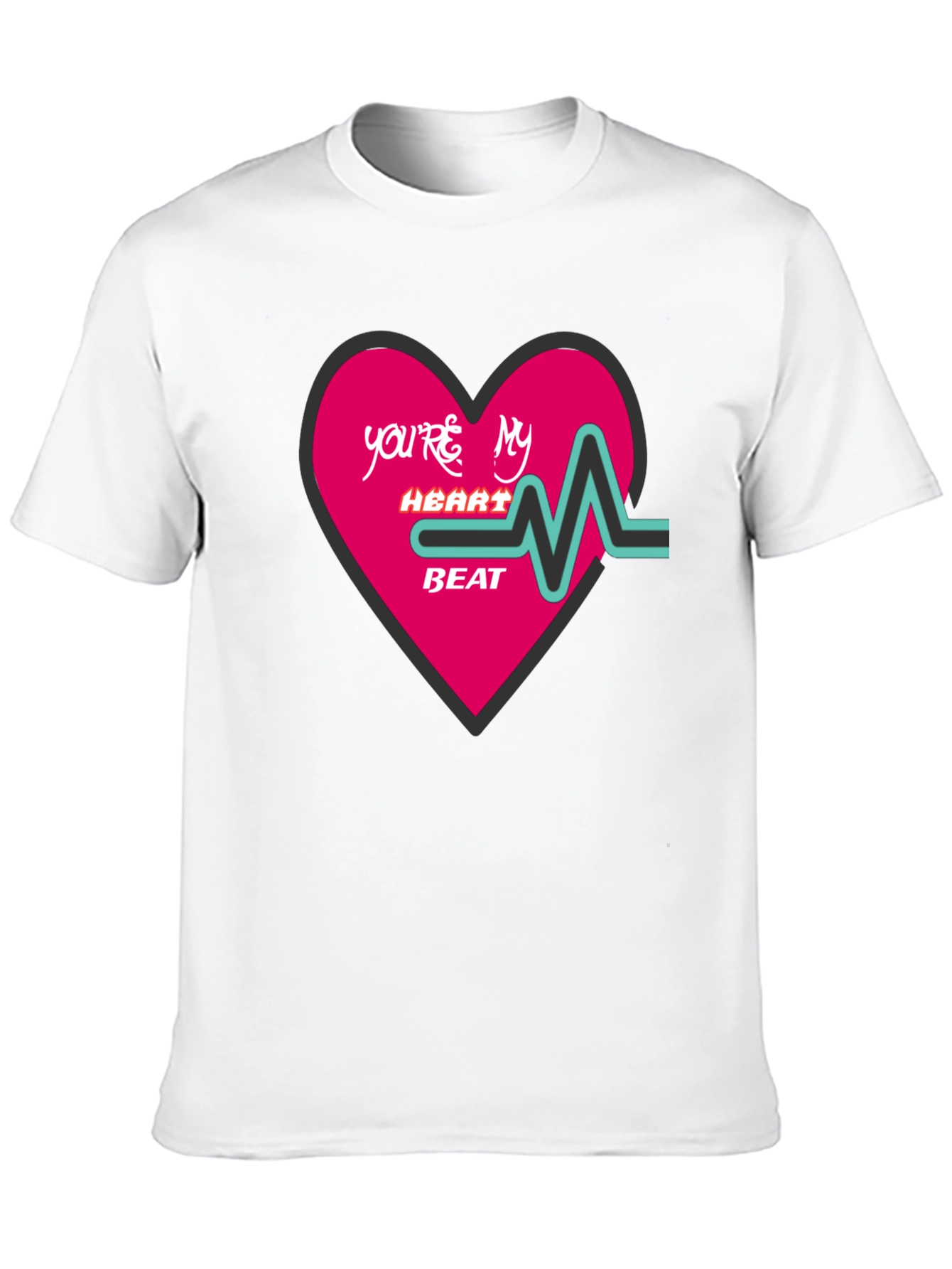 Youre My Heartbeat Graphic T-Shirt - Valentines Day