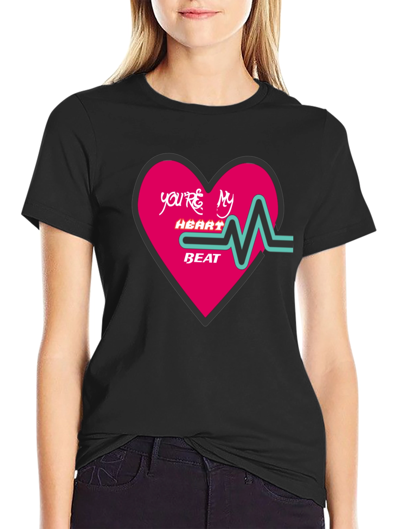 Youre My Heartbeat Graphic T-Shirt - Valentines Day