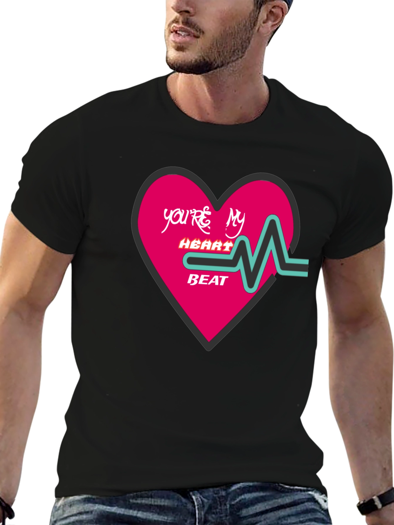 Youre My Heartbeat Graphic T-Shirt - Valentines Day