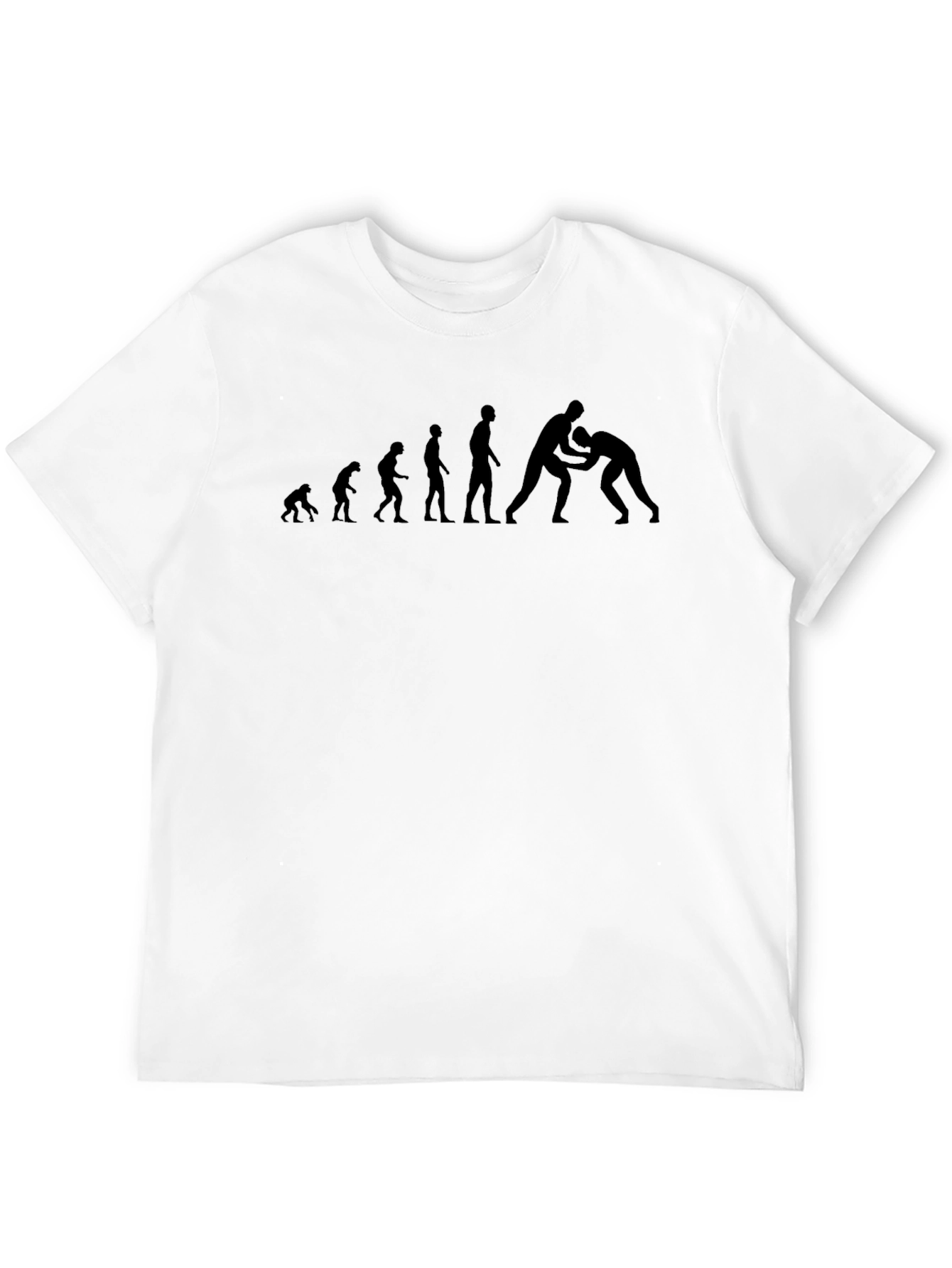 Wrestling Evolution Graphic T-Shirt - Black