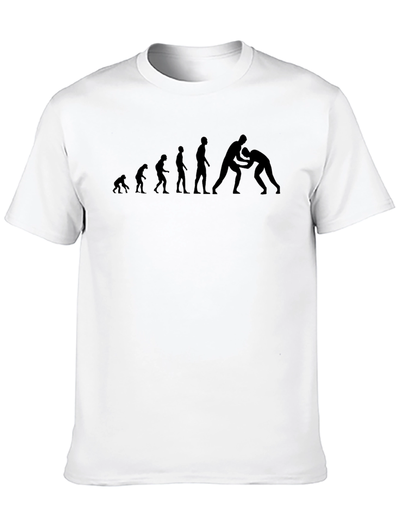 Wrestling Evolution Graphic T-Shirt - Black