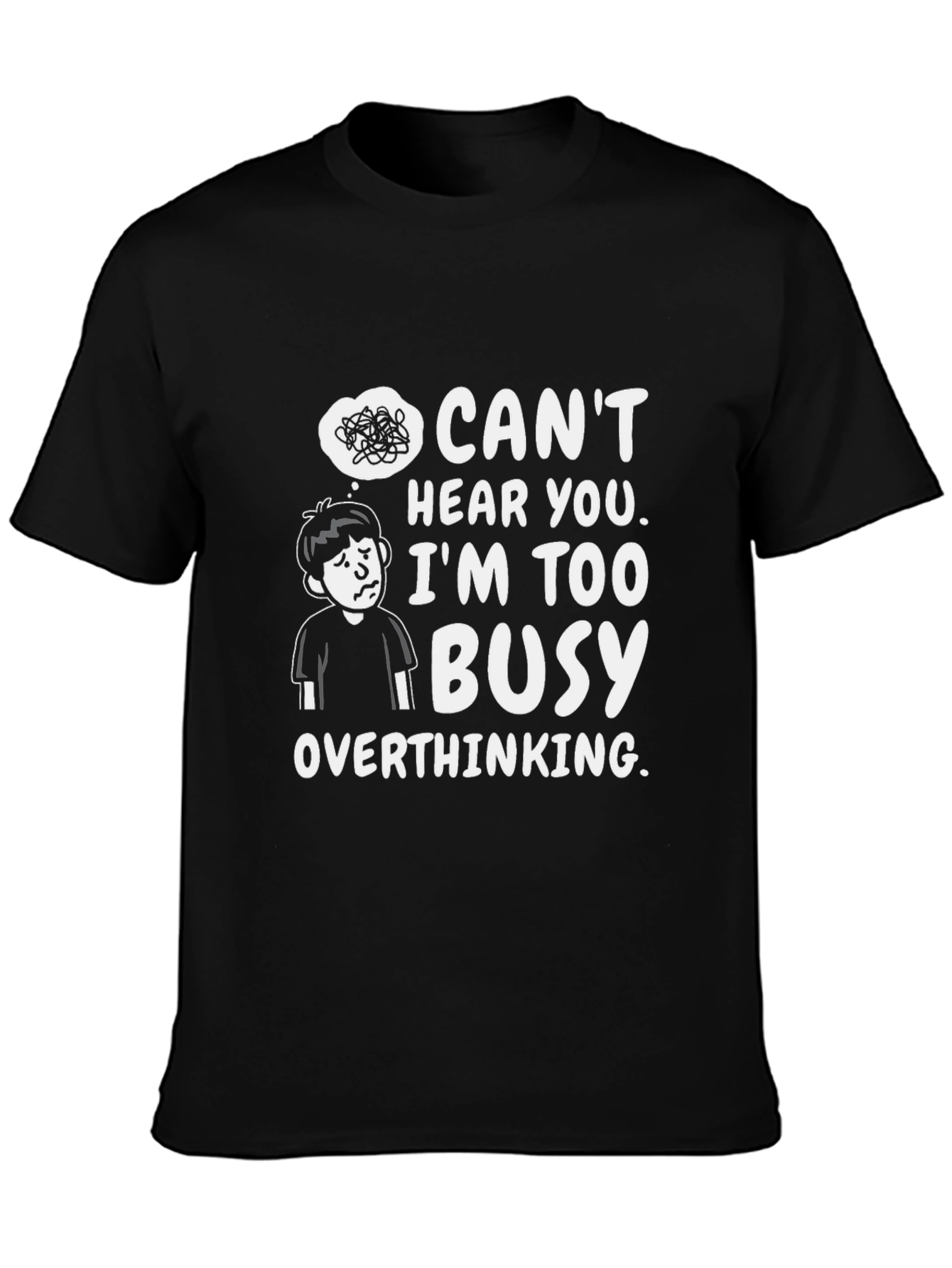 Overthinking Funny Graphic T-Shirt