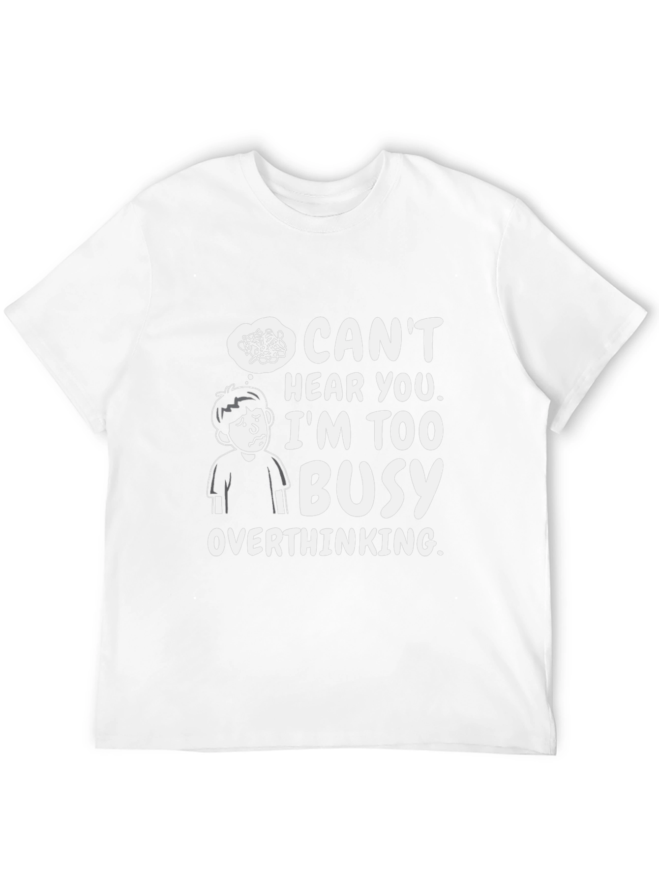 Overthinking Funny Graphic T-Shirt