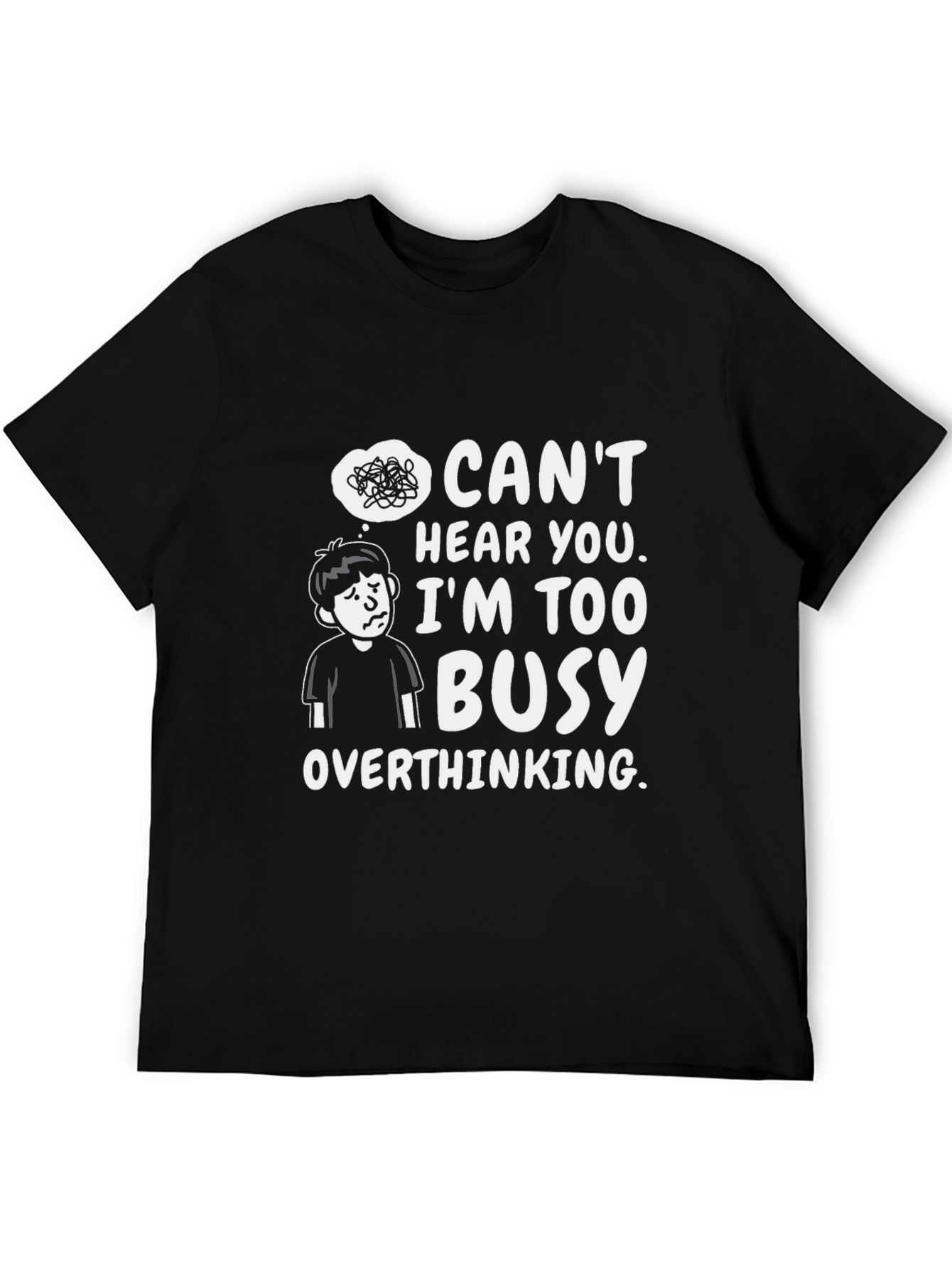 Overthinking Funny Graphic T-Shirt