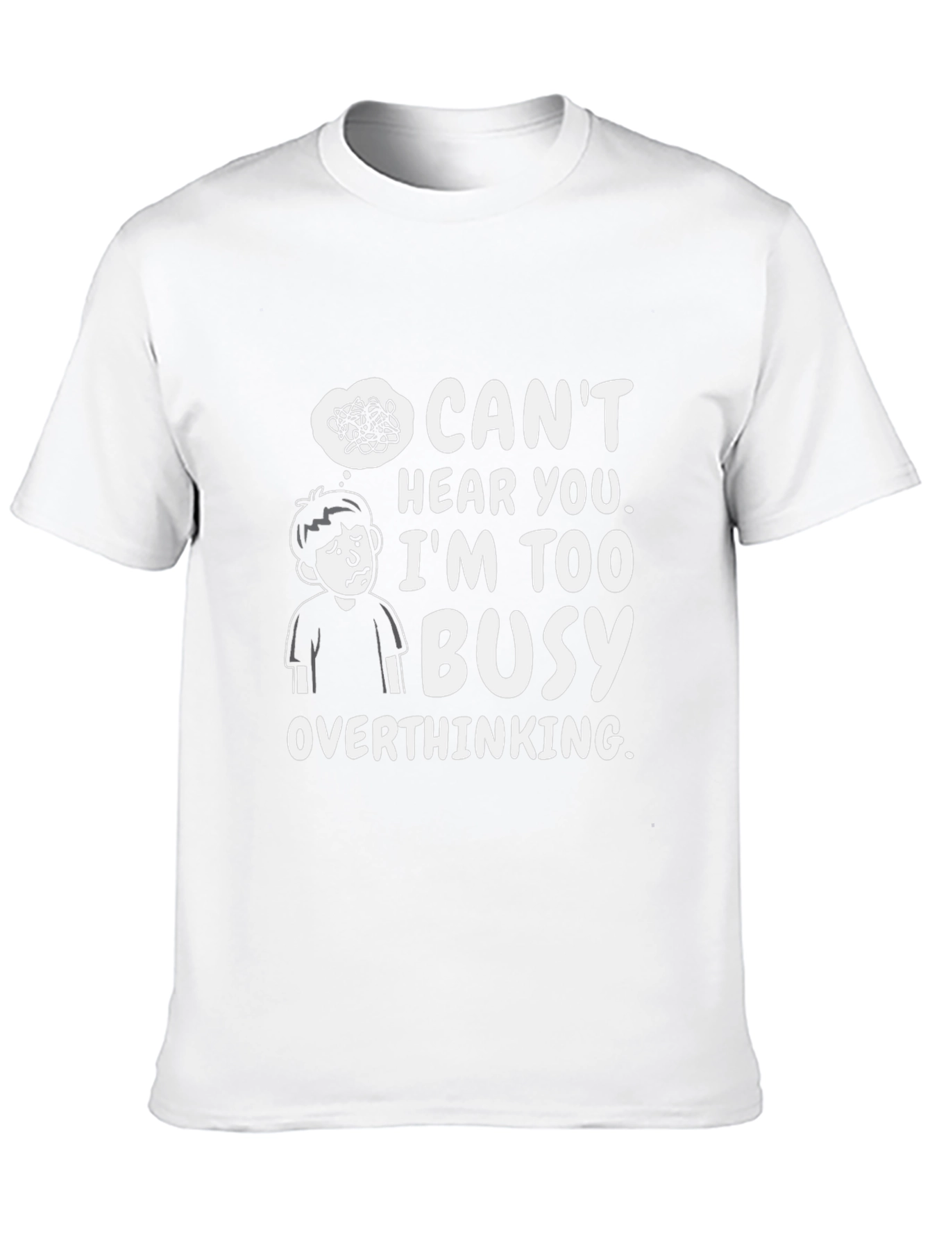 Overthinking Funny Graphic T-Shirt
