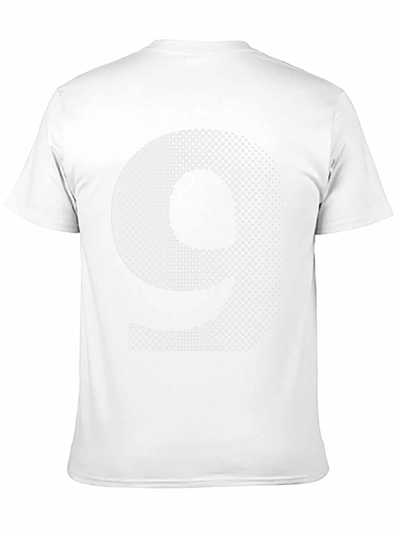 Modern Number Nine Graphic Tee - Black