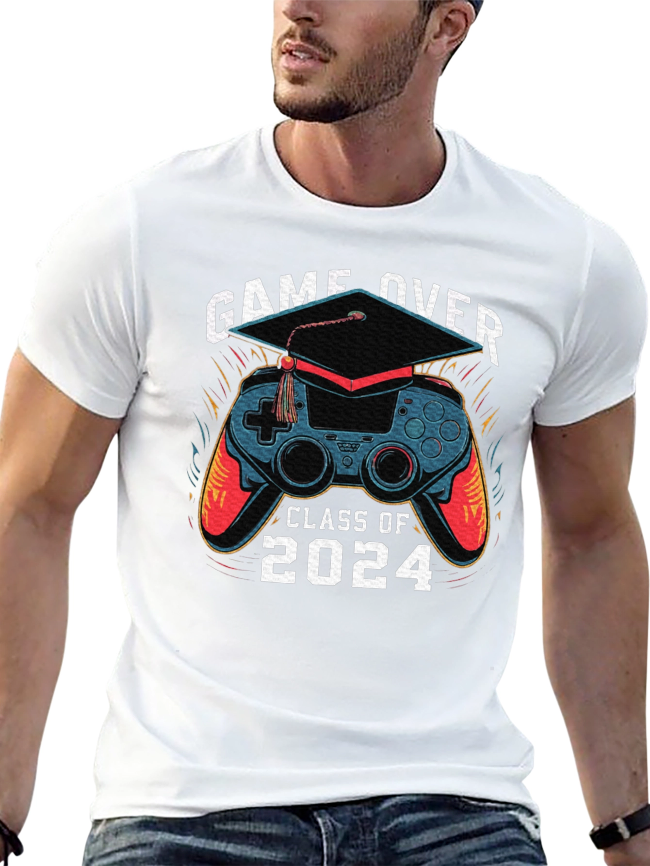 Game Over Class of 2024 Graduation T-Shirt