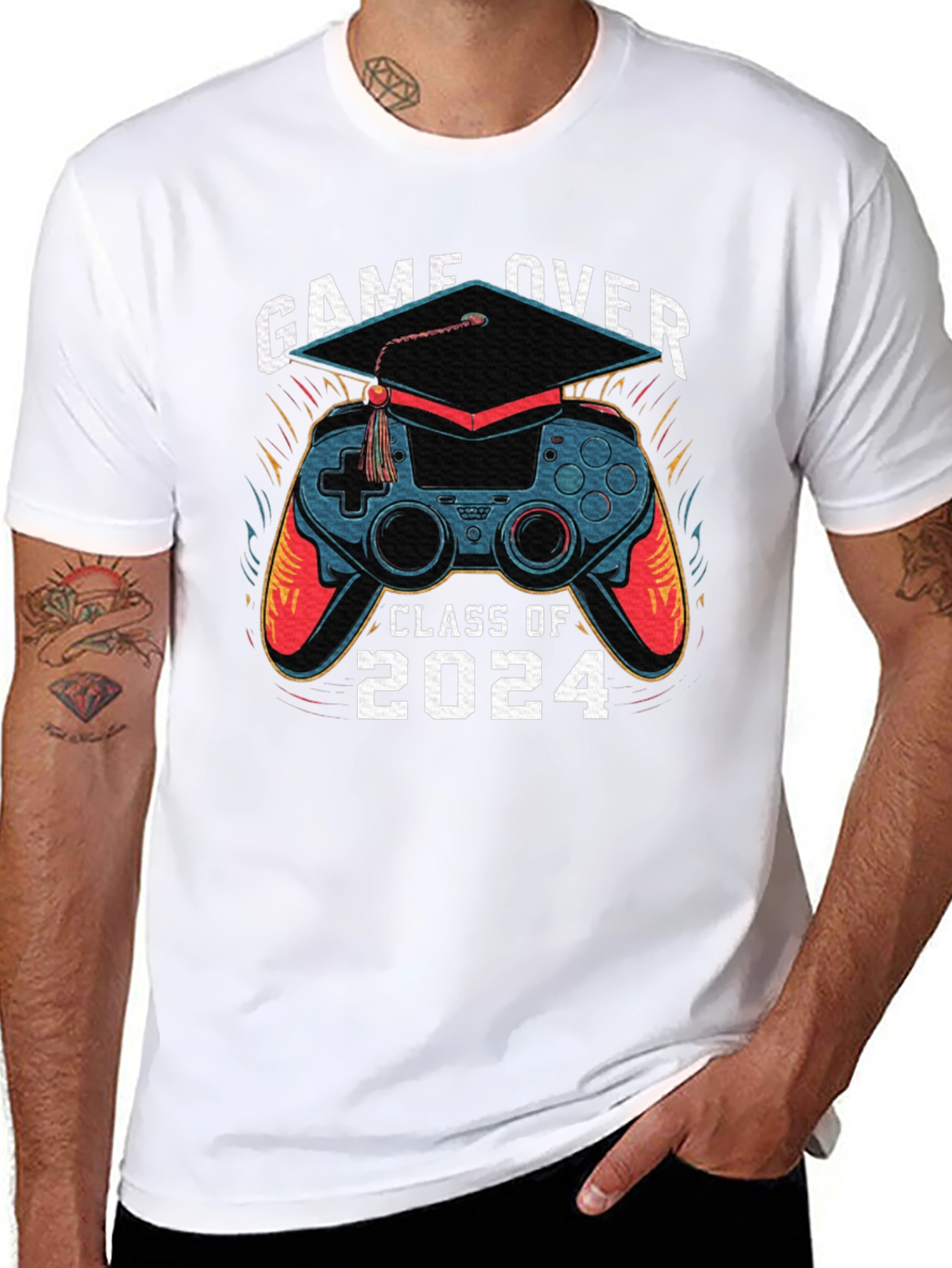 Game Over Class of 2024 Graduation T-Shirt