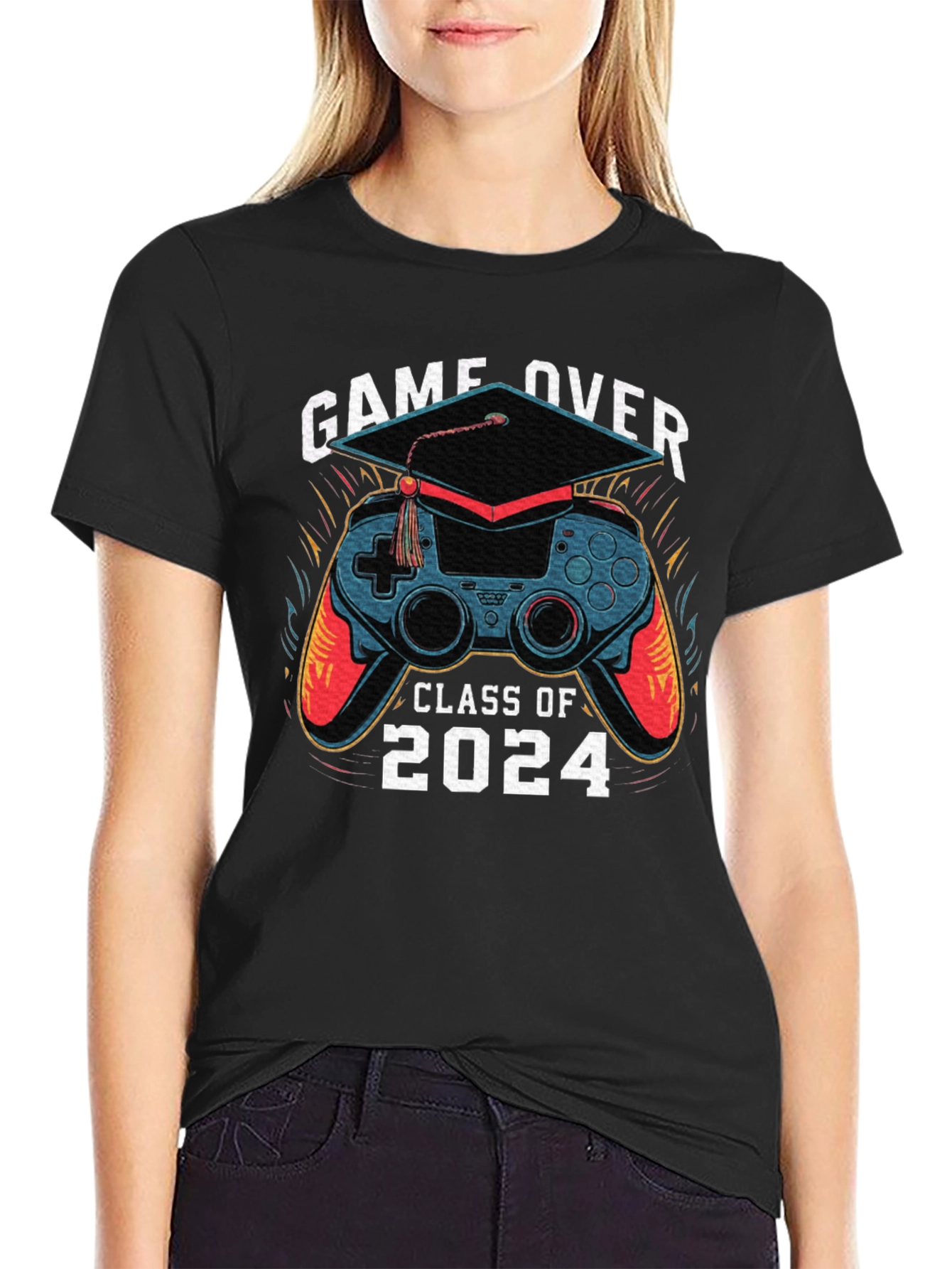 Game Over Class of 2024 Graduation T-Shirt