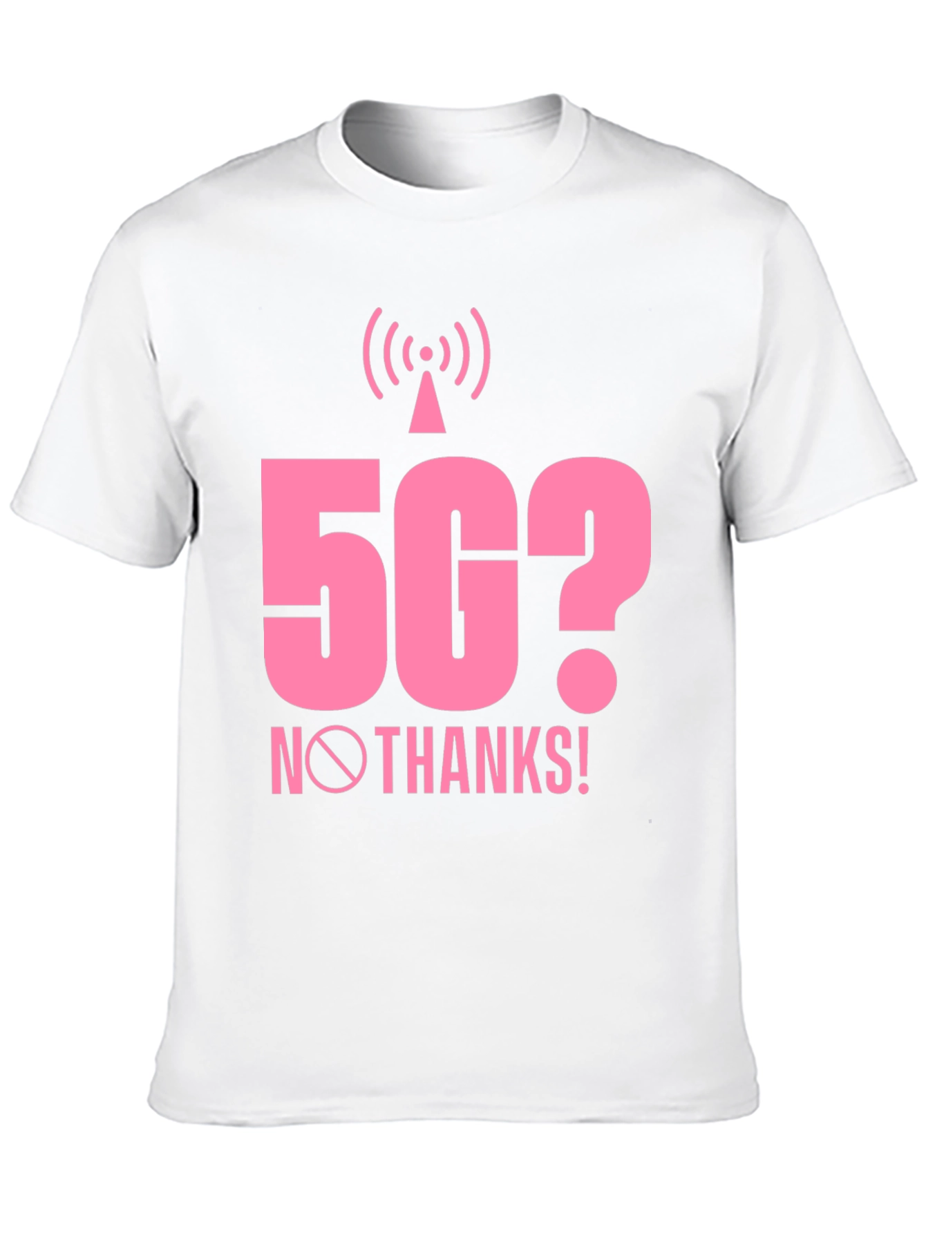 5G? No Thanks! Graphic Tee - Black