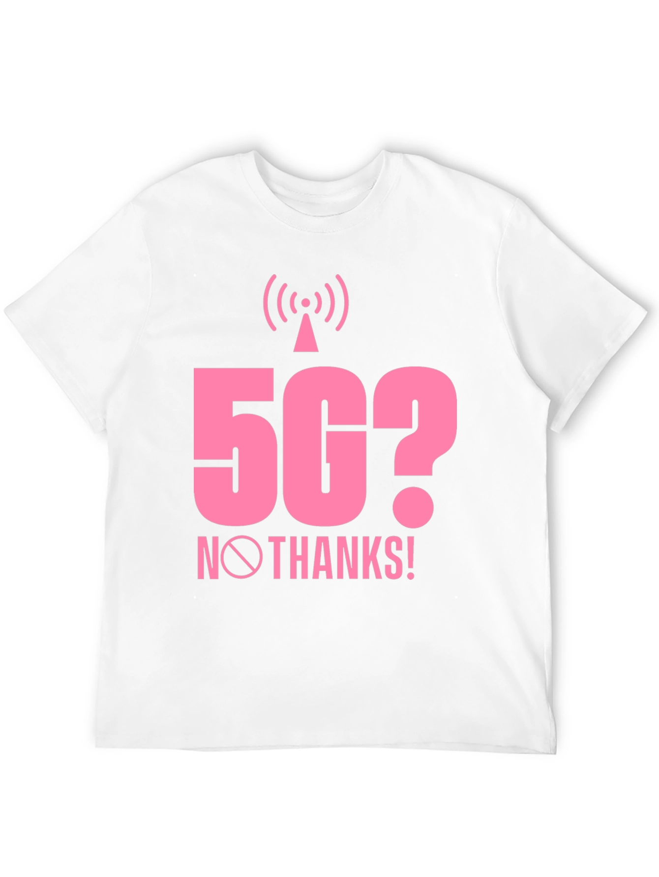 5G? No Thanks! Graphic Tee - Black
