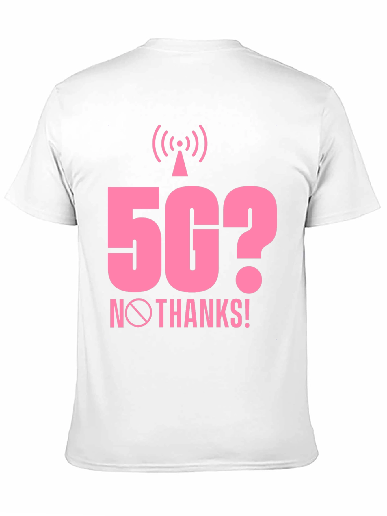5G? No Thanks! Graphic Tee - Black