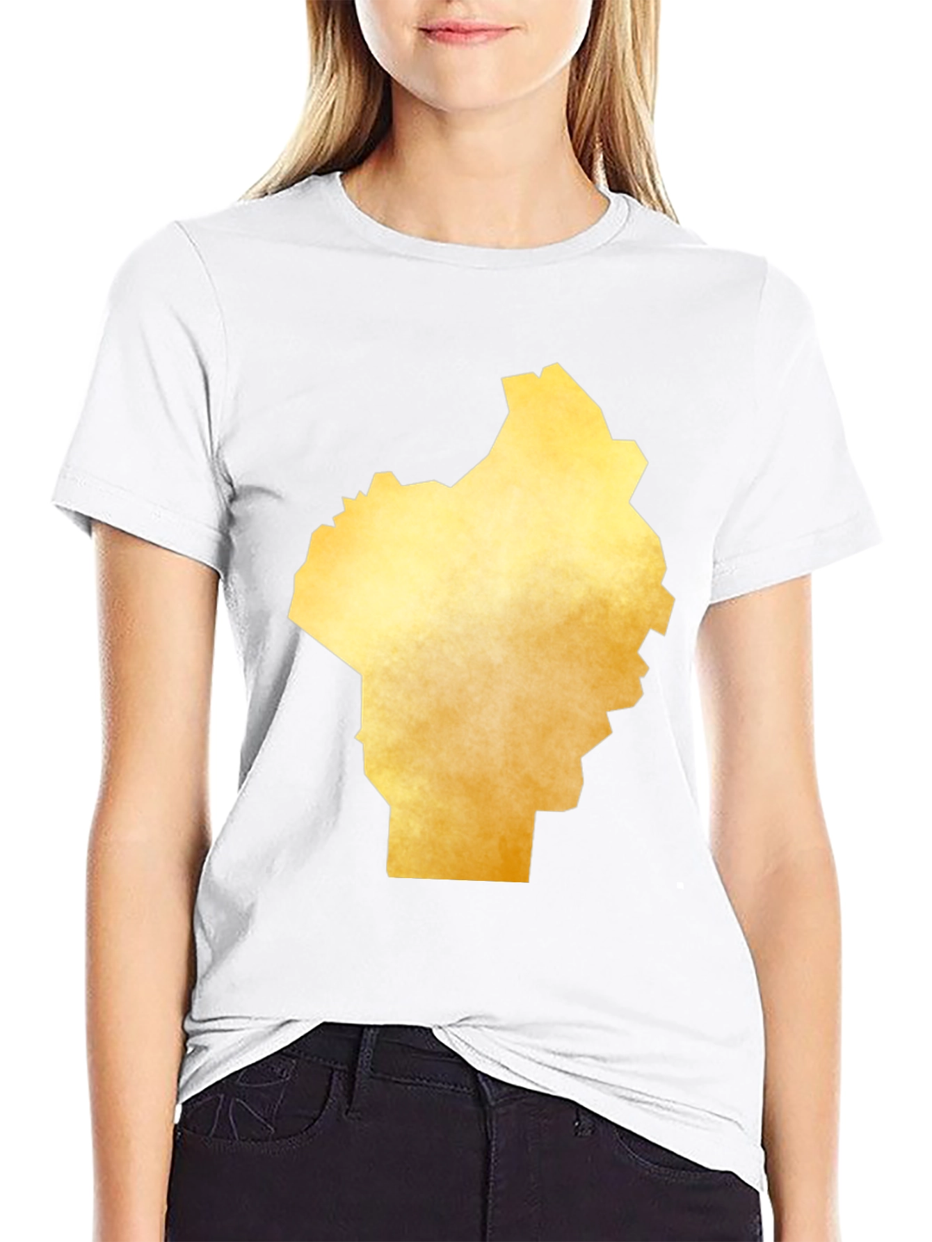 Golden State Shape Black T-Shirt