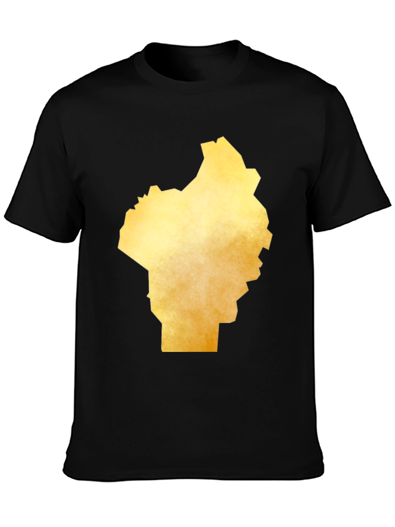 Golden State Shape Black T-Shirt
