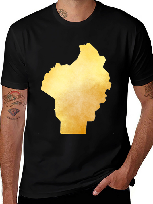 Golden State Shape Black T-Shirt