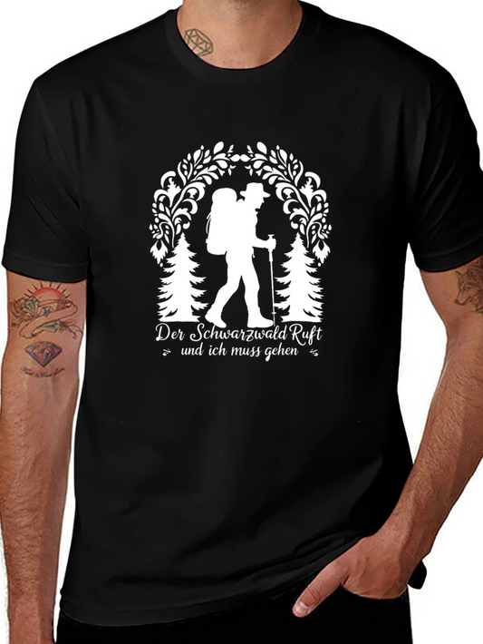 Black Forest Hiking T-Shirt - Adventure Awaits!