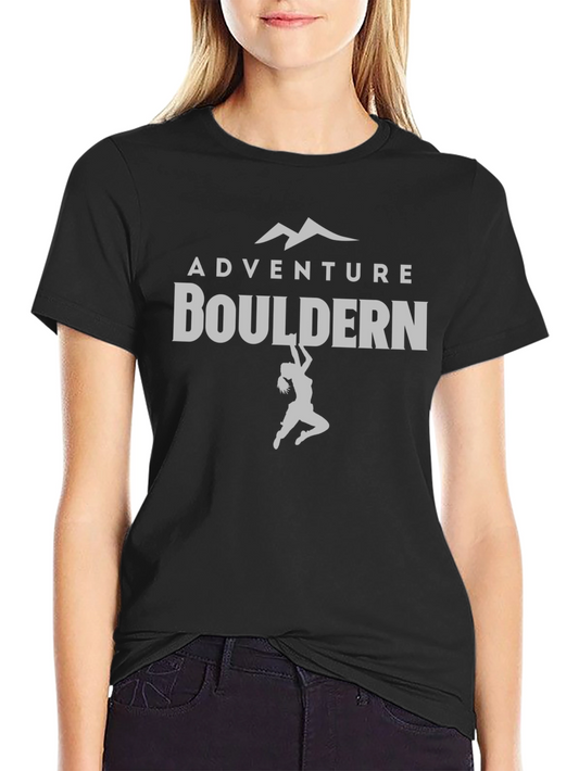 Adventure Bouldern Black Graphic Tee