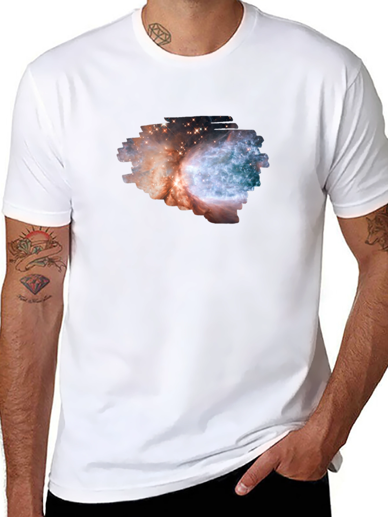 Nebula Graphic T-Shirt - Cosmic Style