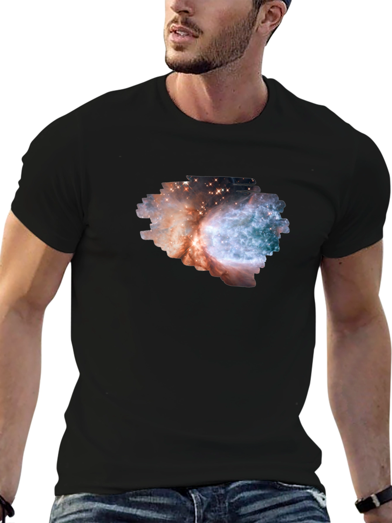 Nebula Graphic T-Shirt - Cosmic Style