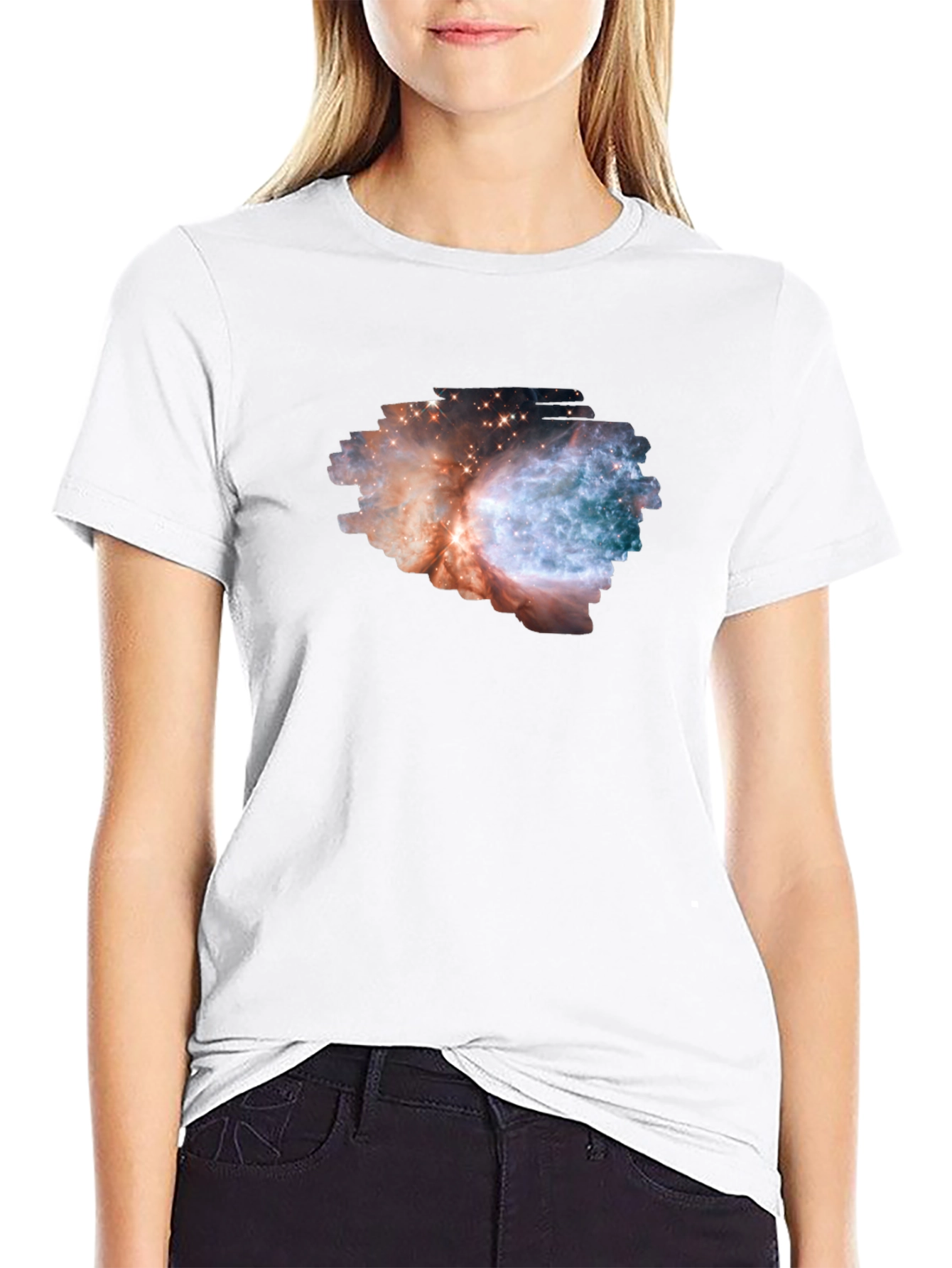 Nebula Graphic T-Shirt - Cosmic Style