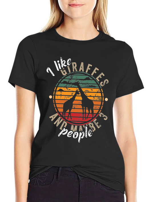 Giraffe Lover Graphic Tee