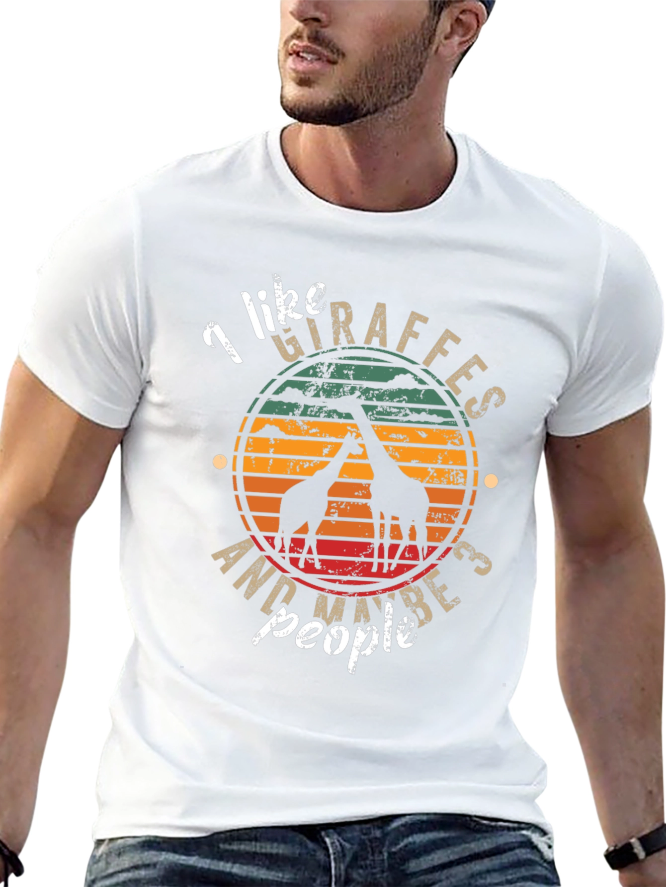 Giraffe Lover Graphic Tee