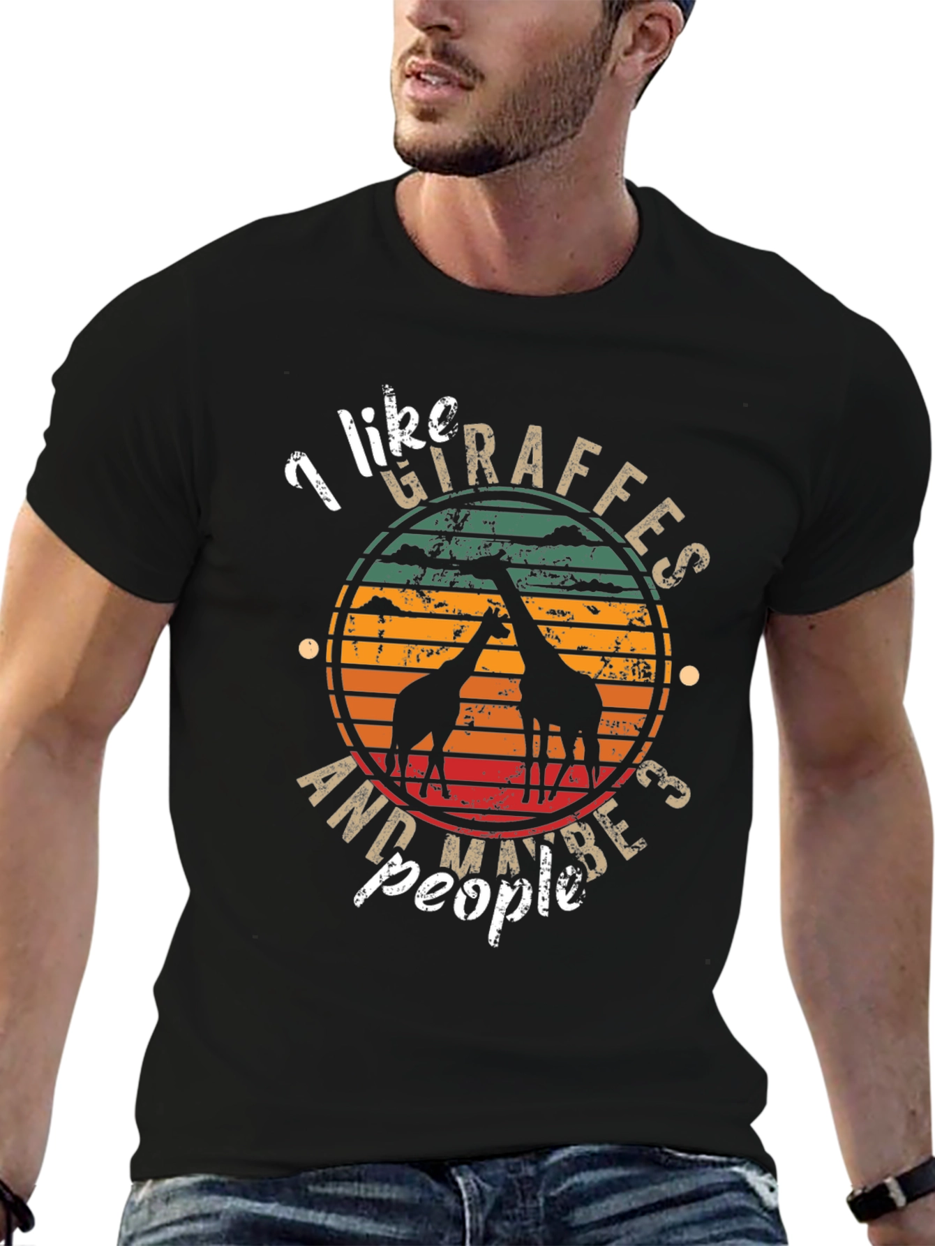 Giraffe Lover Graphic Tee