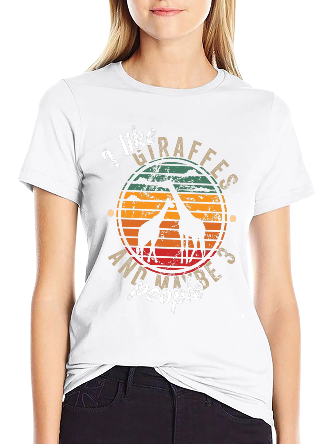 Giraffe Lover Graphic Tee
