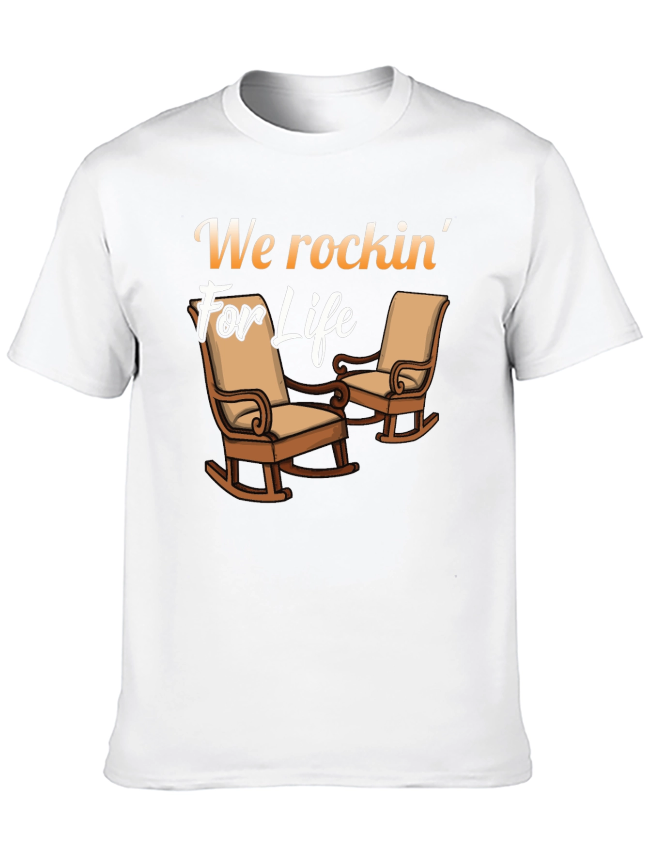 We Rockin For Life Black T-Shirt