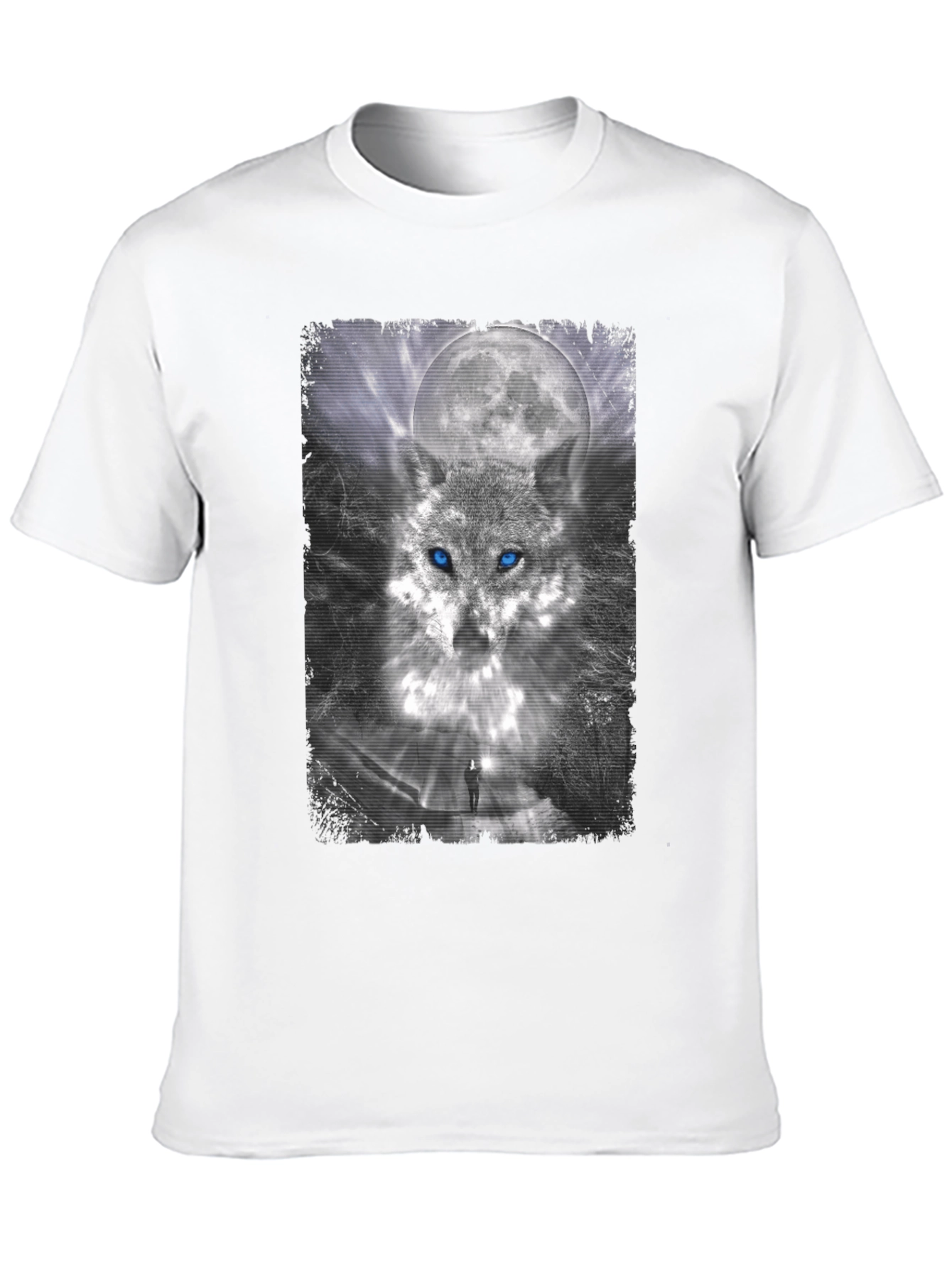 Wolf Moon Graphic Tee - Stylish Black T-Shirt