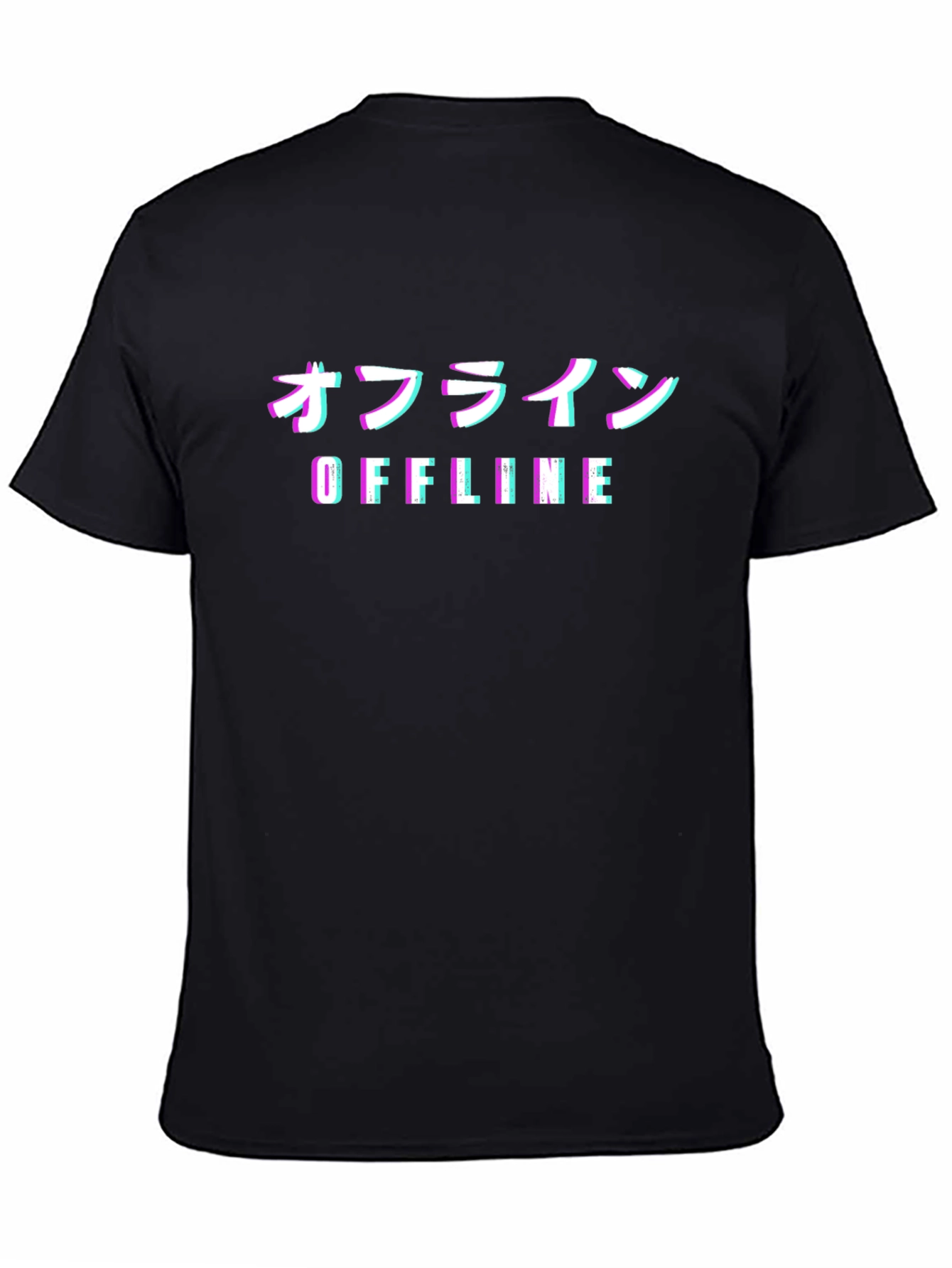 Offline Glitch T-Shirt - Japanese Aesthetic