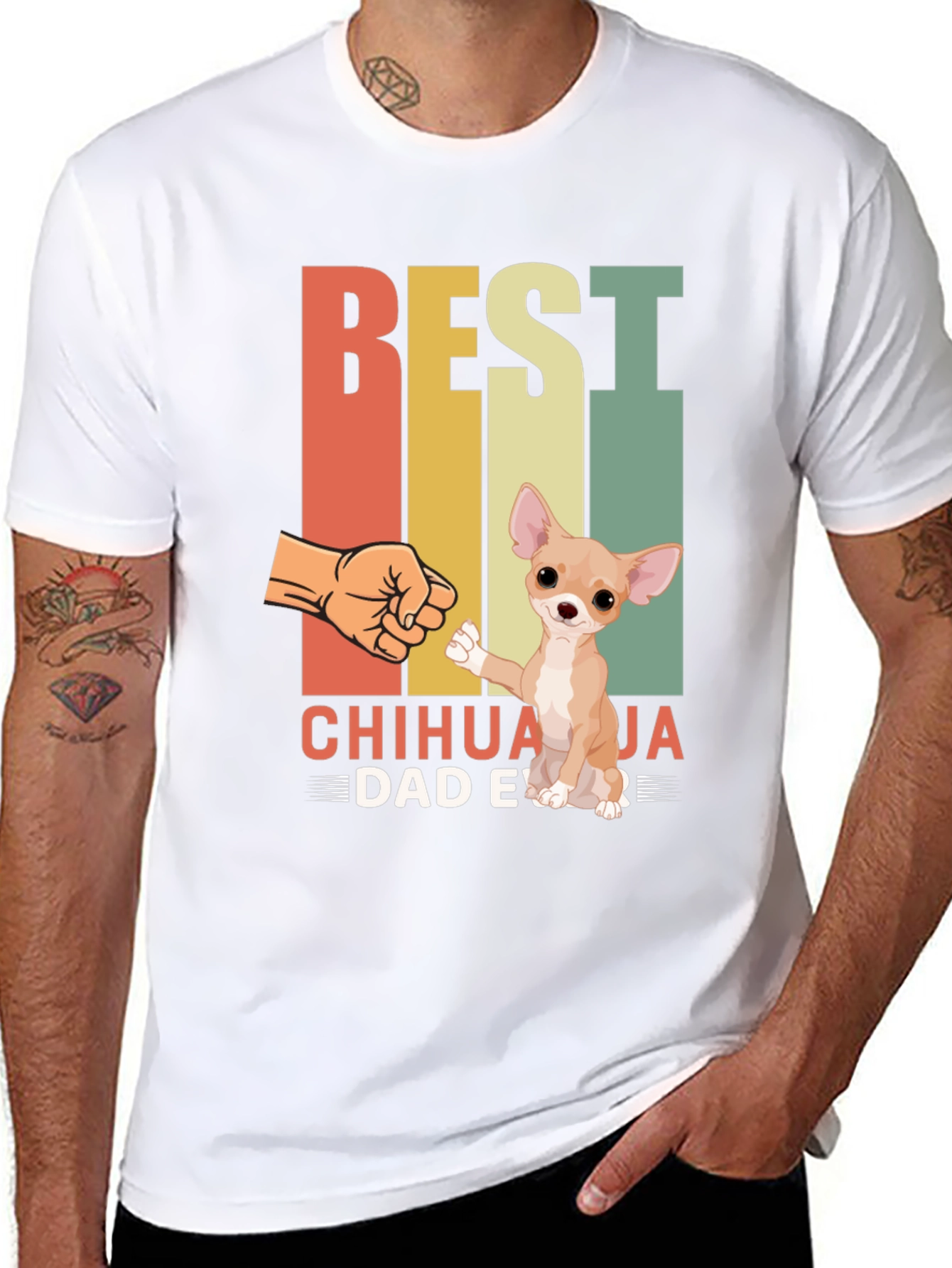 Best Chihuahua Dad Ever T-Shirt