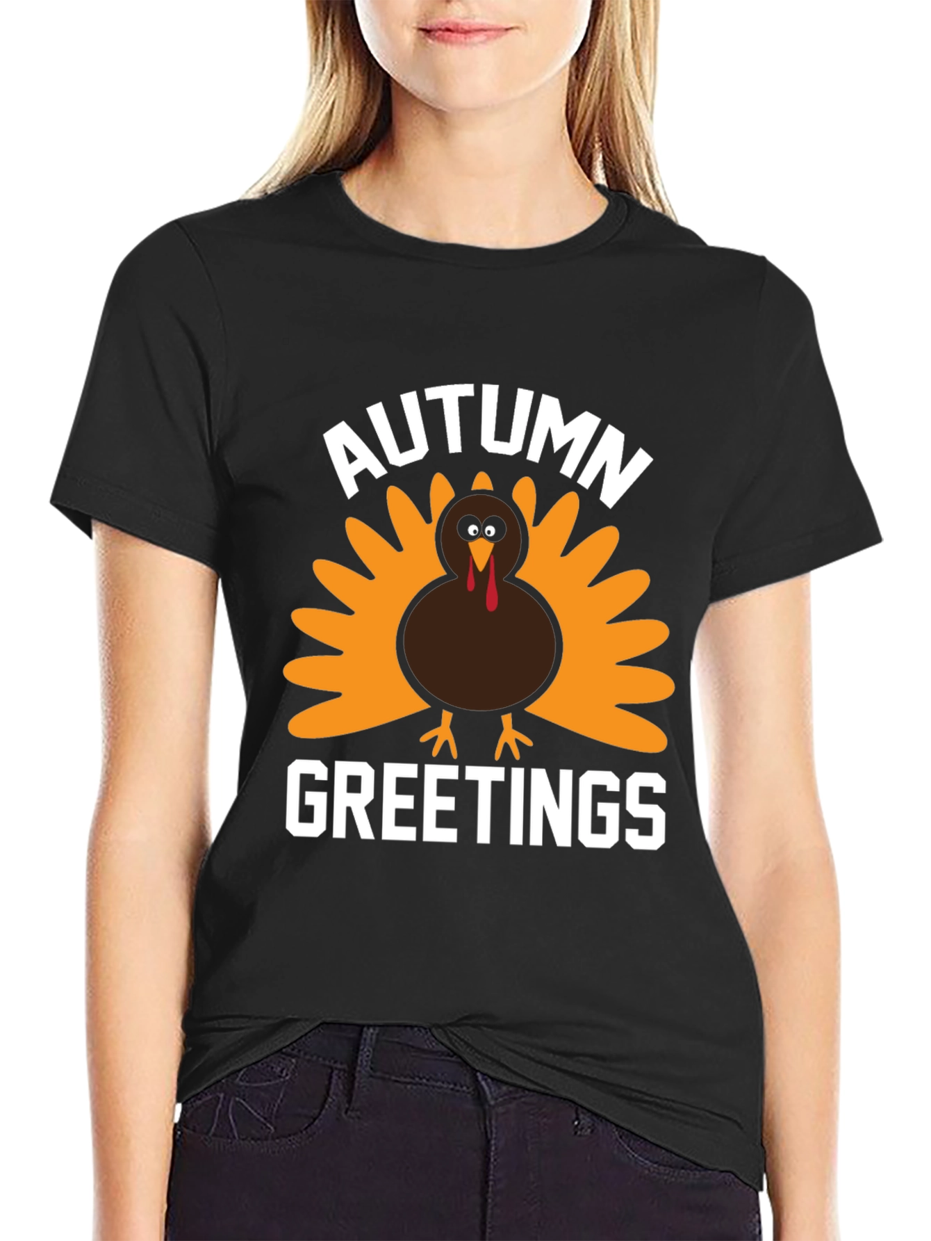Autumn Greetings Turkey T-Shirt