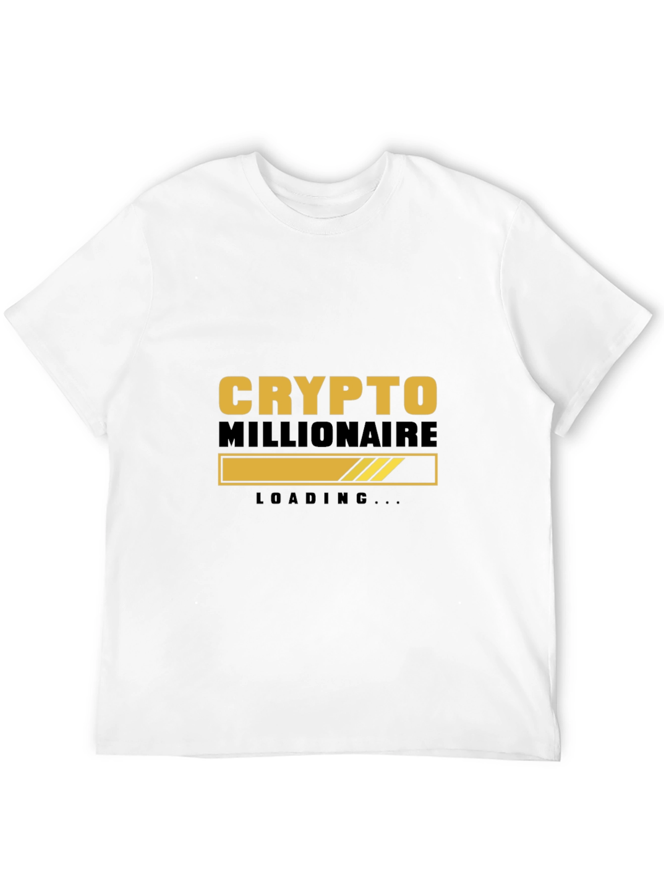Crypto Millionaire Loading Black T-Shirt