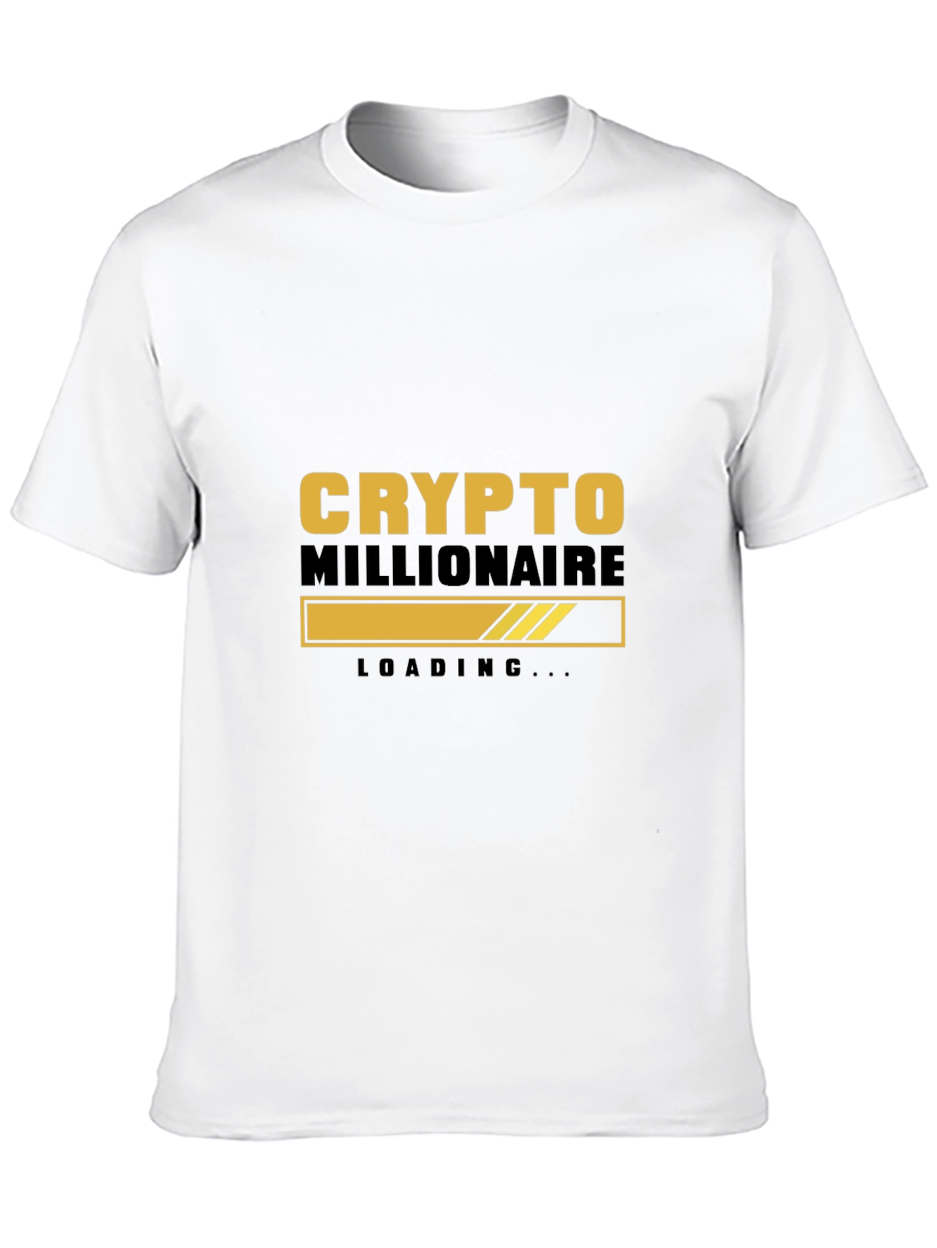 Crypto Millionaire Loading Black T-Shirt