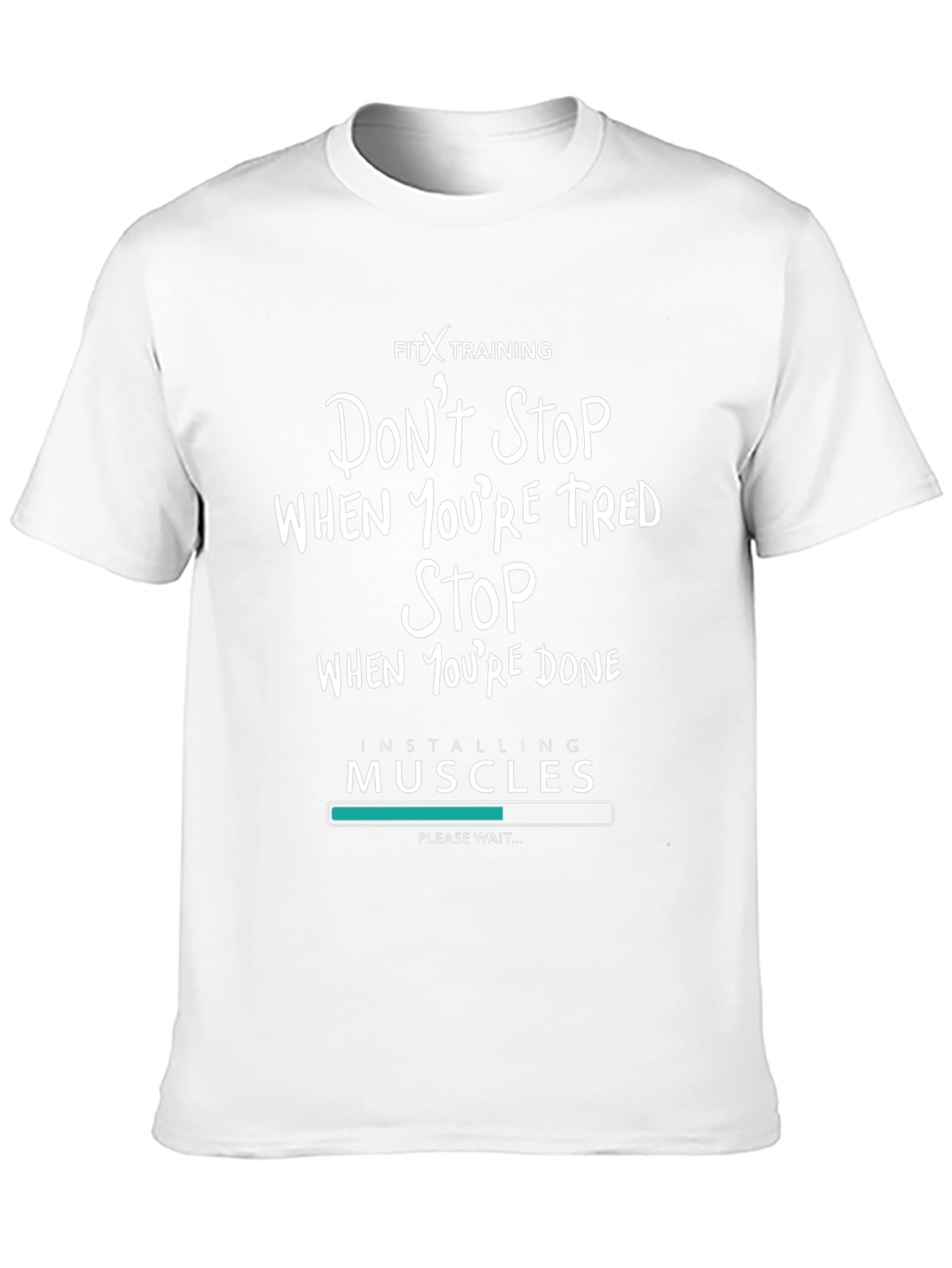Fitness Training Graphic Tee - Muscle Install