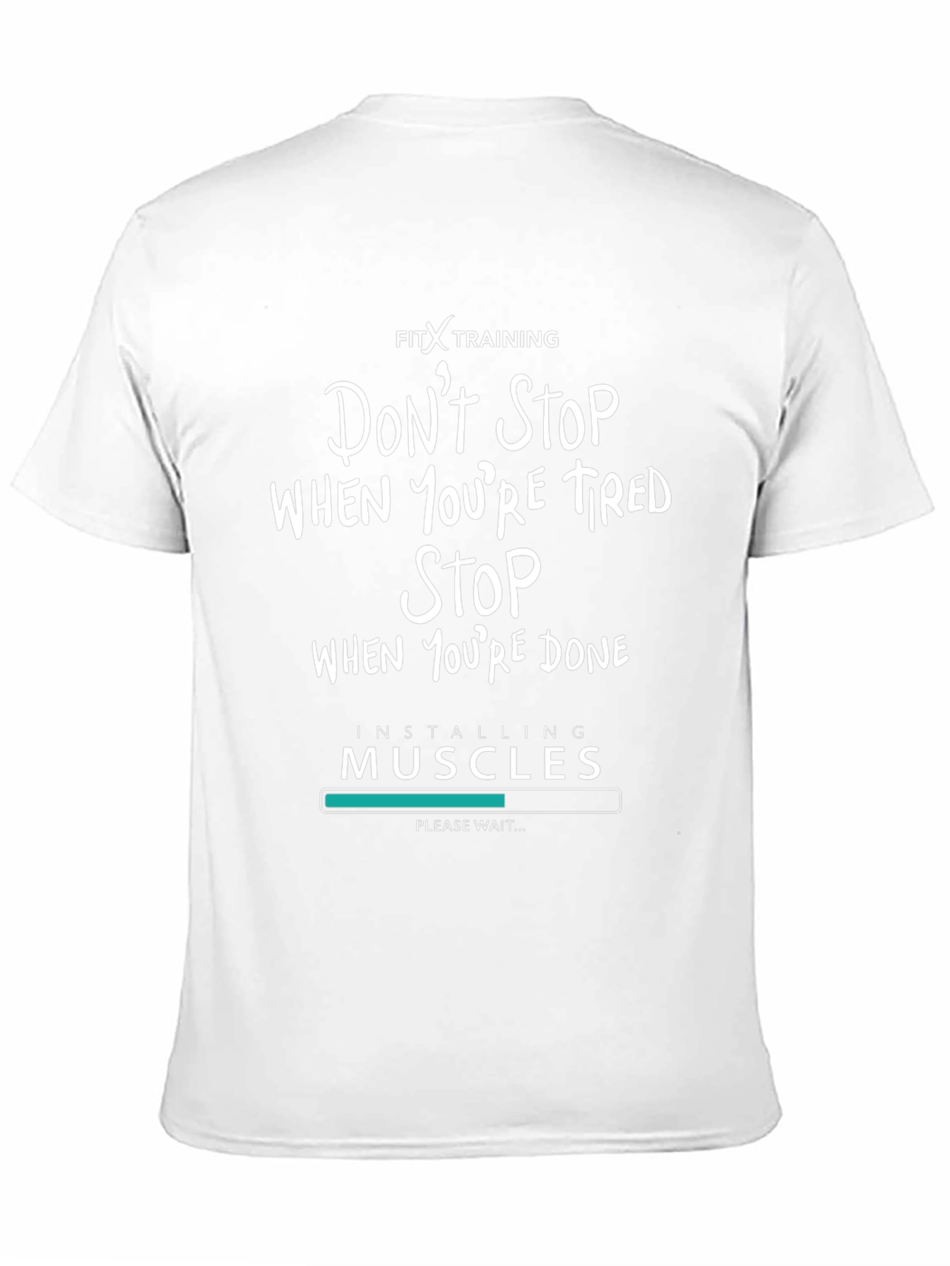 Fitness Training Graphic Tee - Muscle Install