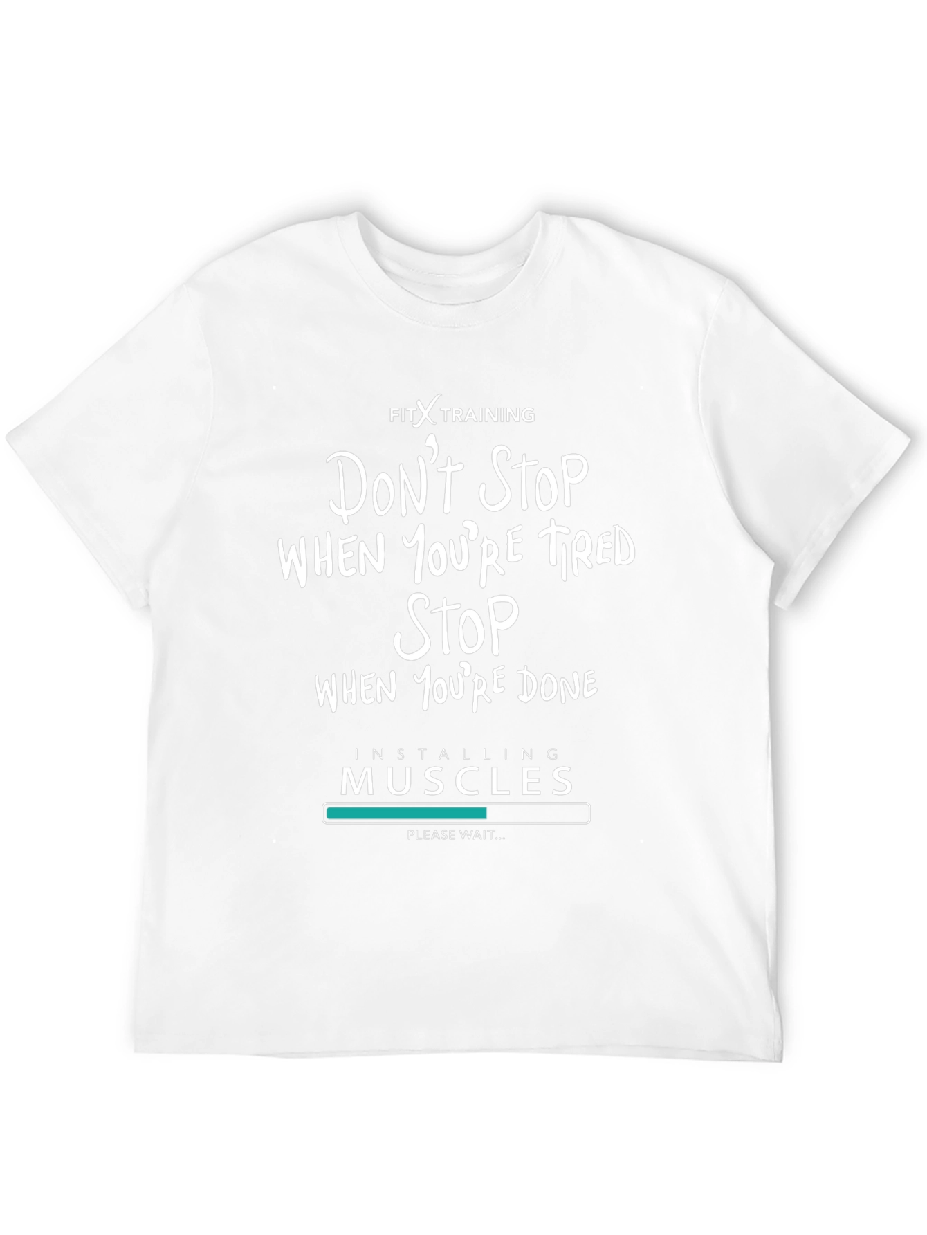Fitness Training Graphic Tee - Muscle Install