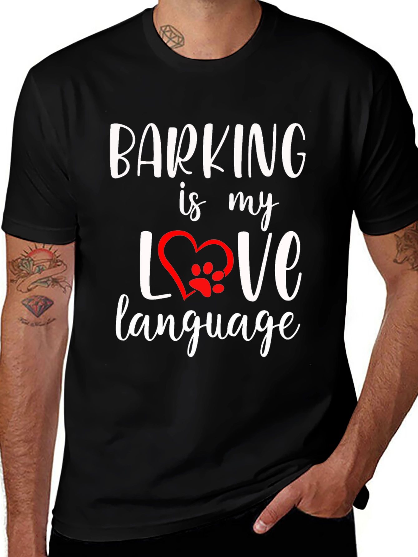 Barking Is My Love Language T-Shirt