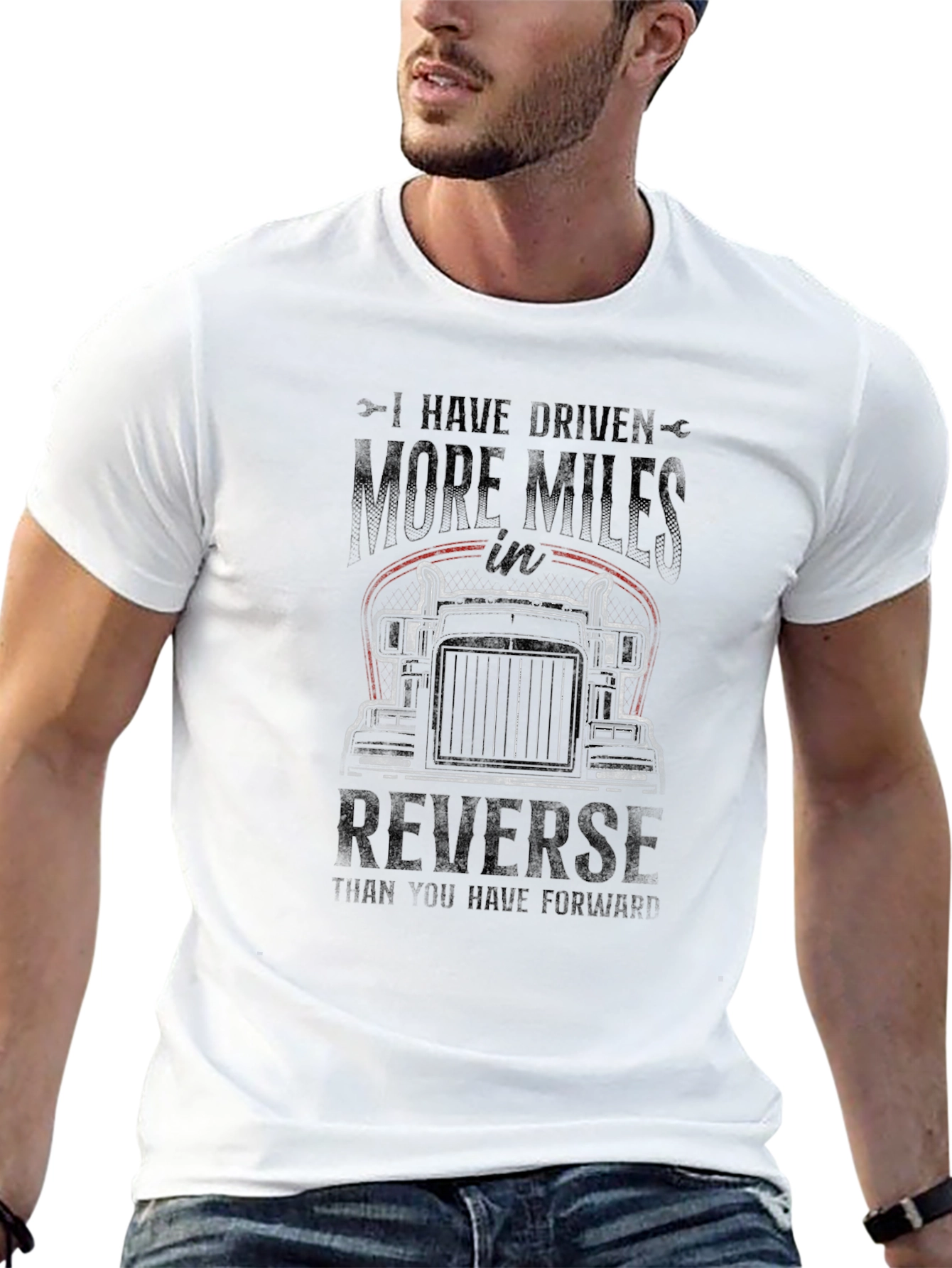 Reverse Miles Trucker Tee
