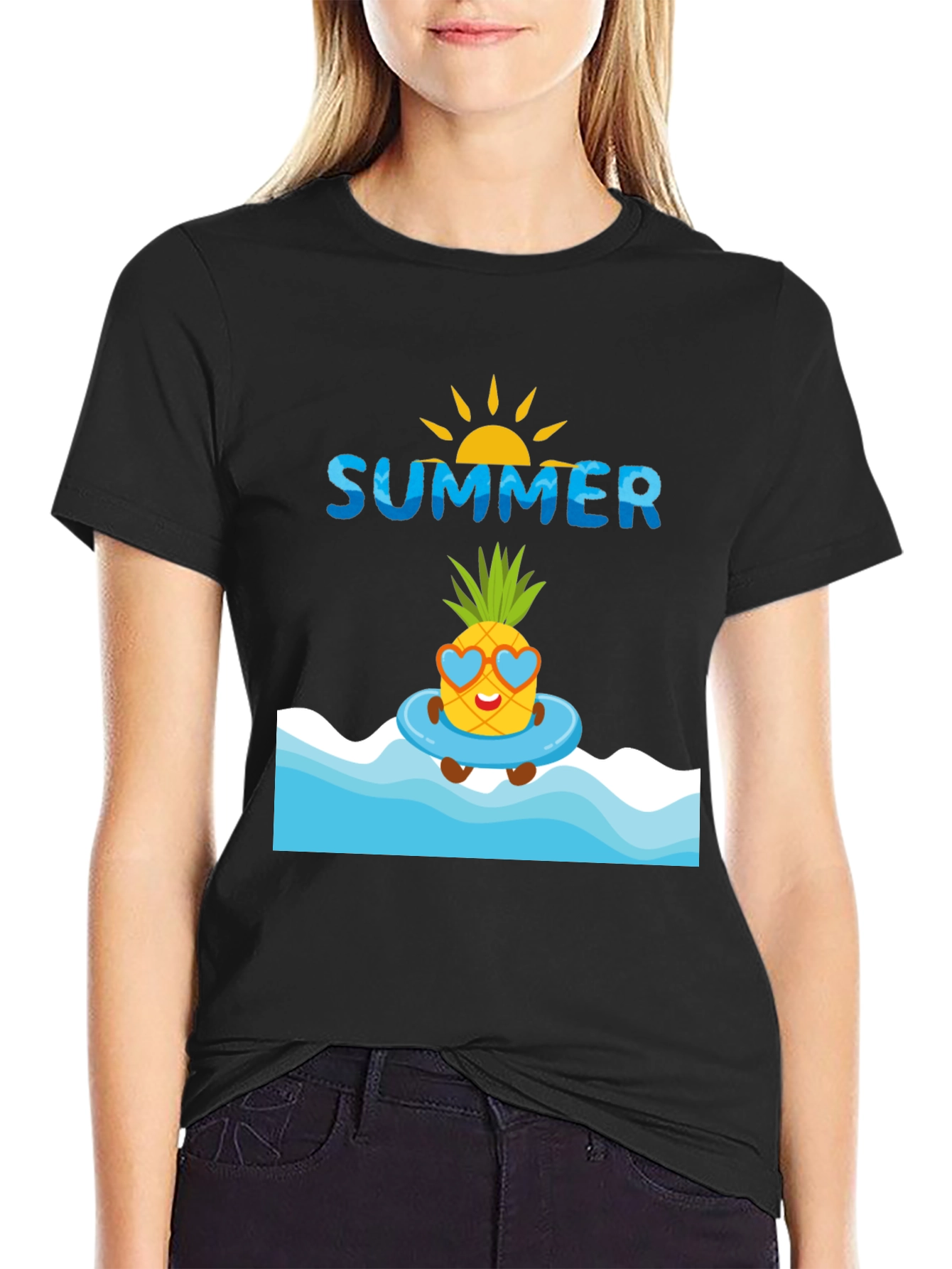 Summer Pineapple Graphic Tee