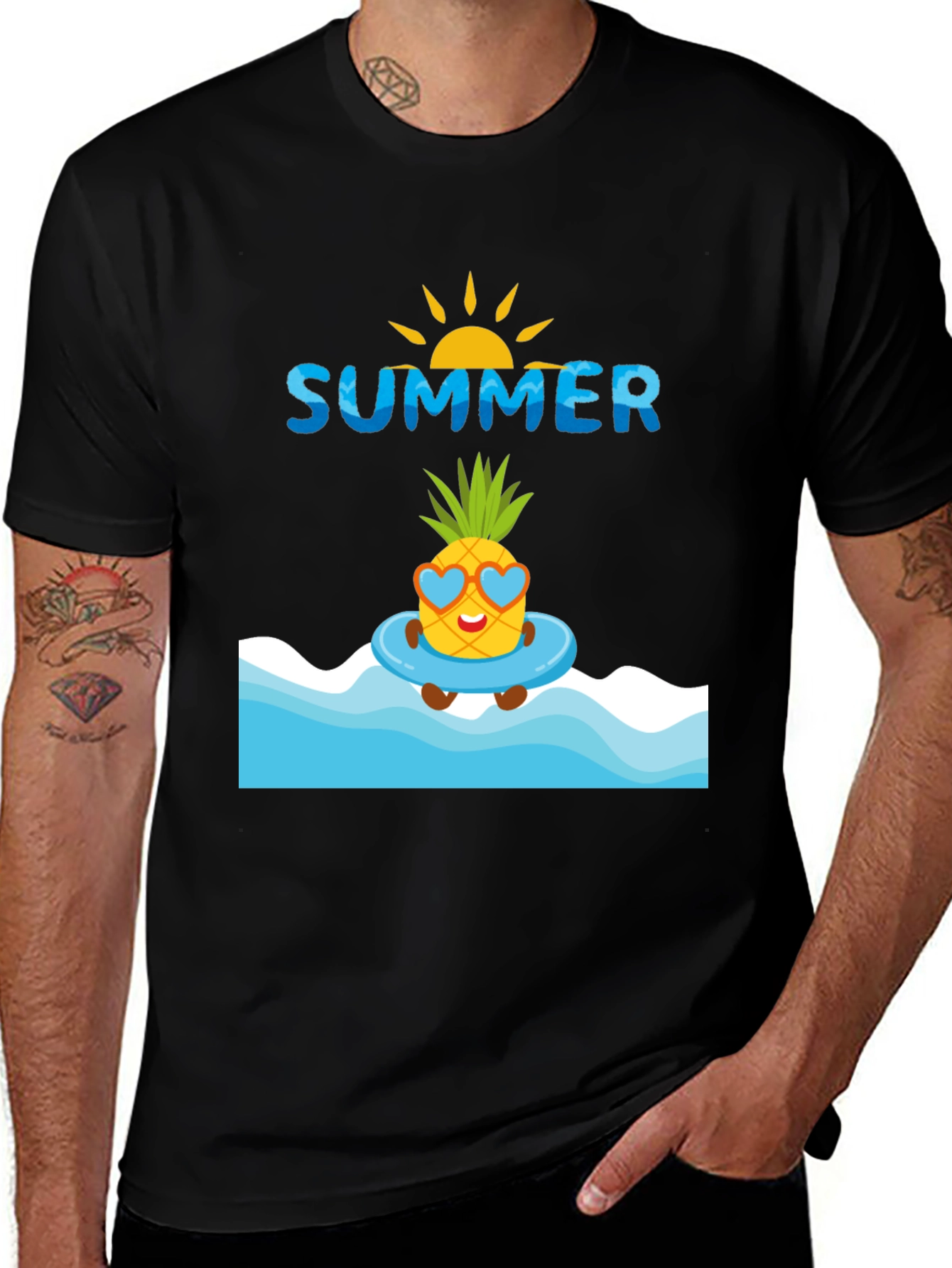 Summer Pineapple Graphic Tee