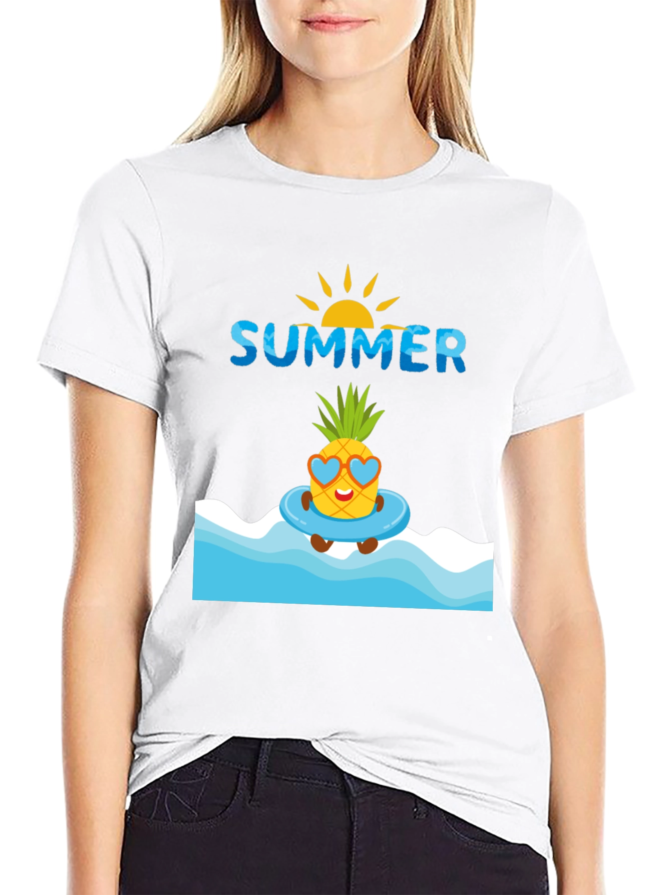 Summer Pineapple Graphic Tee