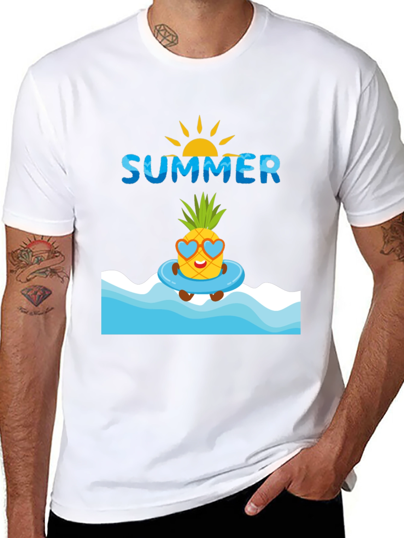 Summer Pineapple Graphic Tee