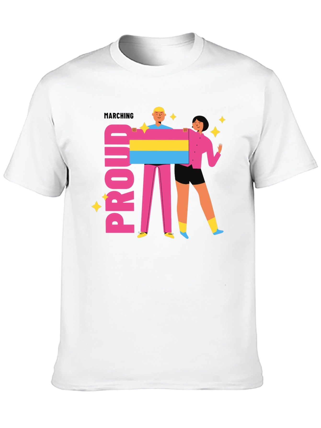 Proud Marching Pansexual Pride T-Shirt