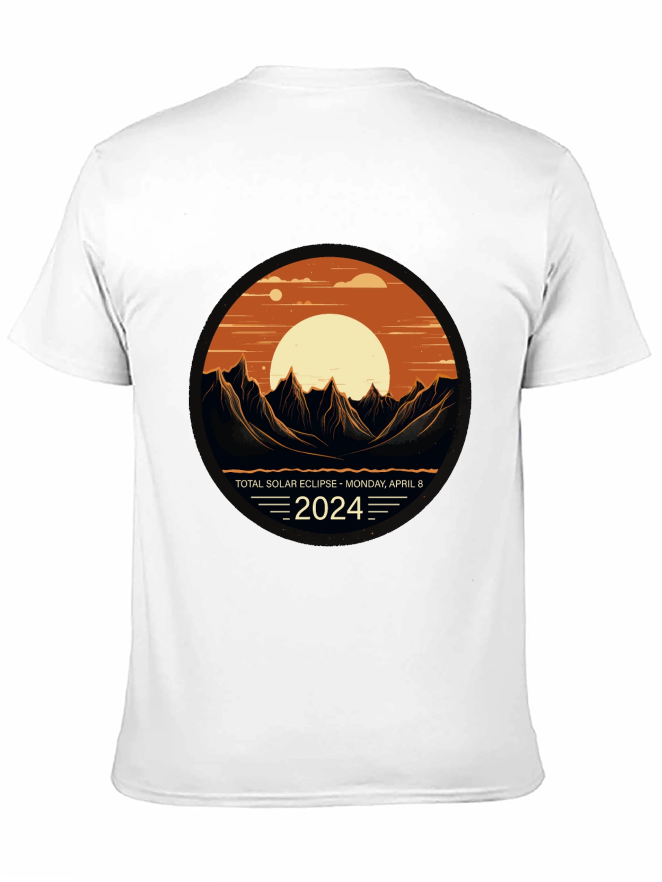 Total Solar Eclipse 2024 Graphic T-Shirt