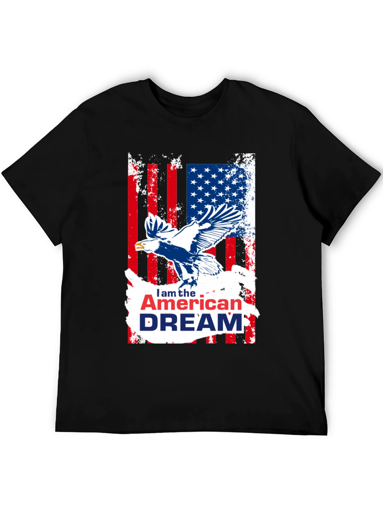 American Dream Eagle Graphic T-Shirt Patriotic USA Pride