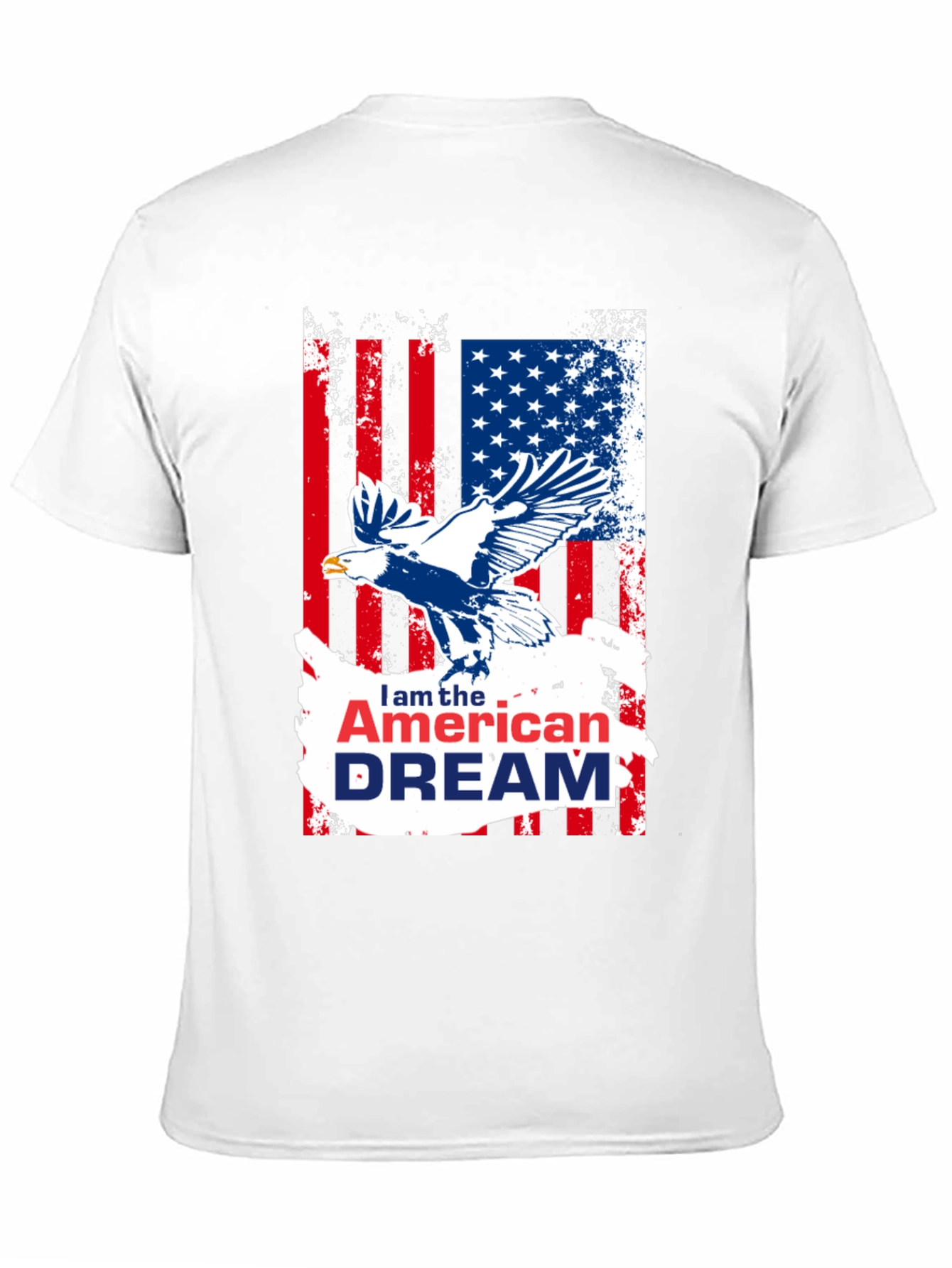 American Dream Eagle Graphic T-Shirt Patriotic USA Pride
